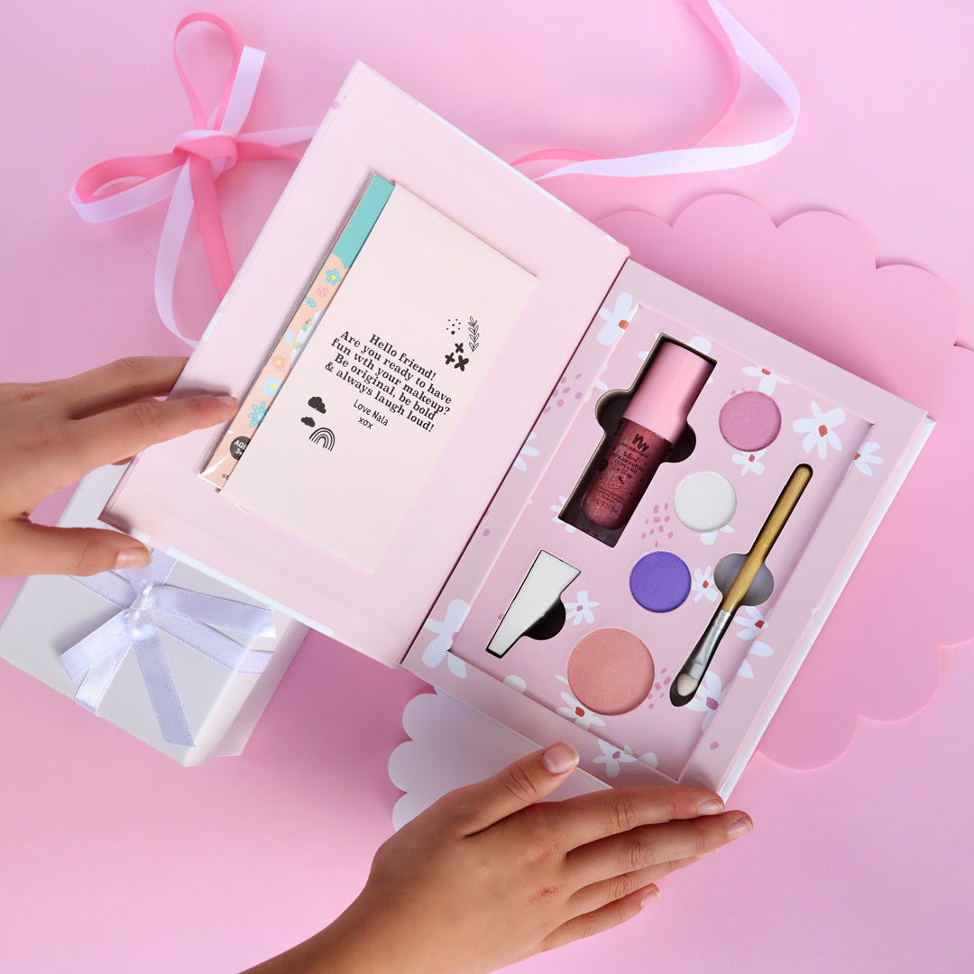No Nasties Kids Natural Play Makeup Set – Nala Pressed Powder Palette