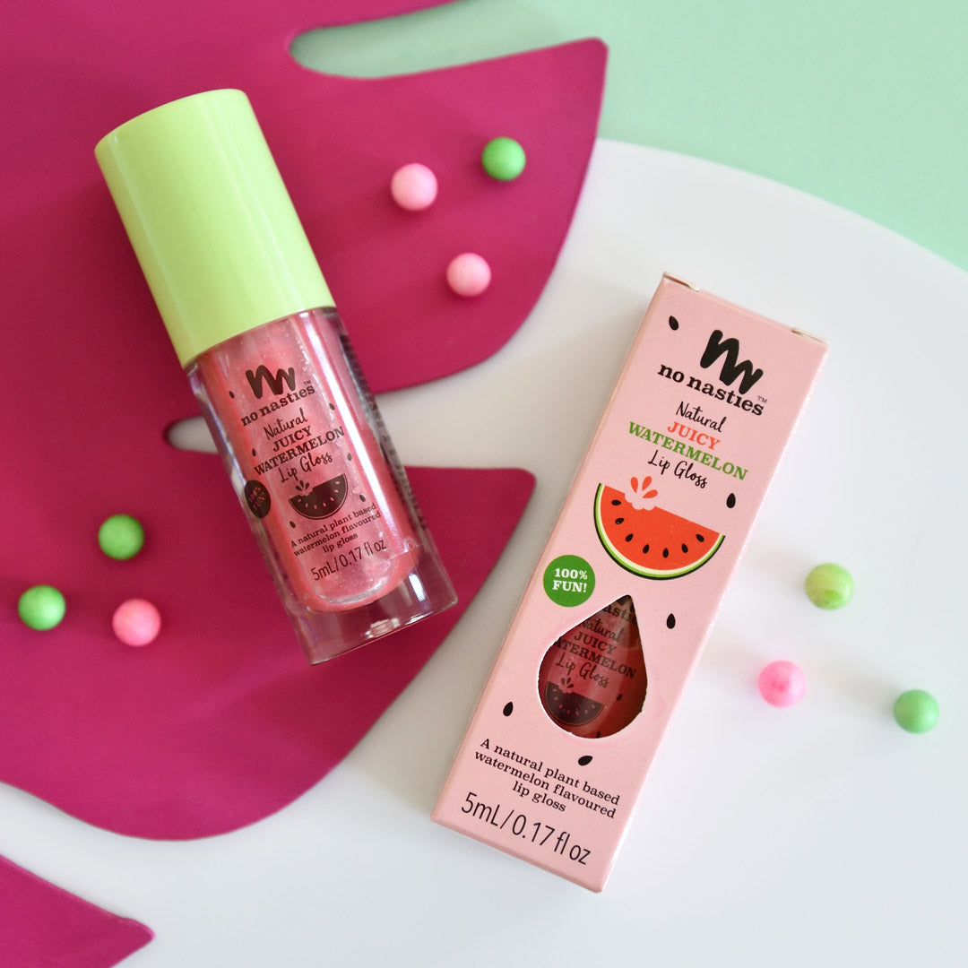 No Nasties Kids Lip Gloss Wand – Juicy Watermelon