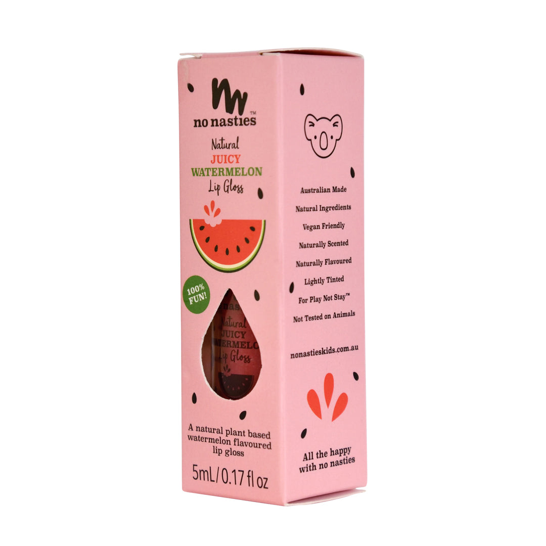 No Nasties Kids Lip Gloss Wand – Juicy Watermelon