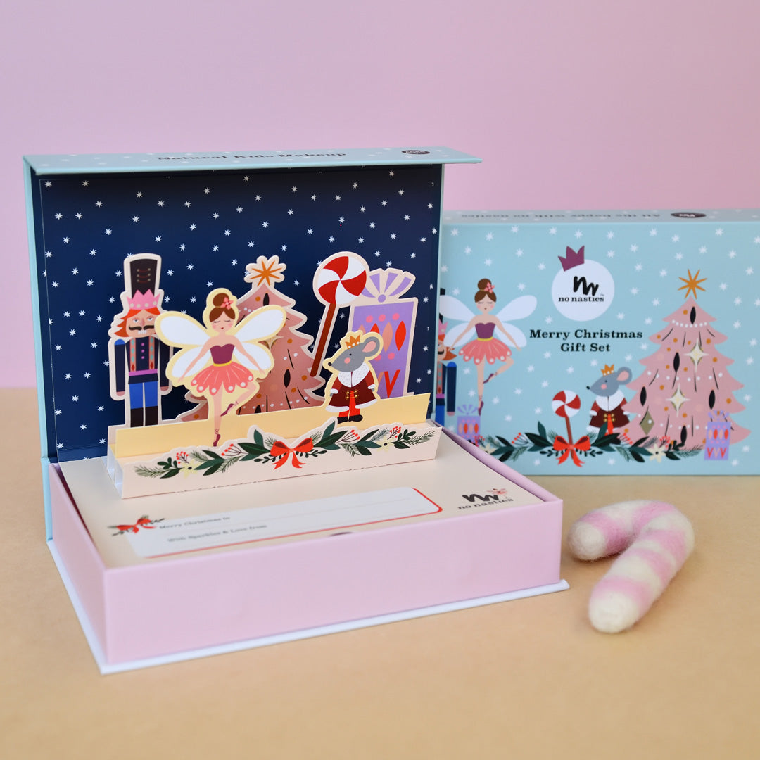 No Nasties Kids Natural Play Makeup Set – Christmas Pop-Up