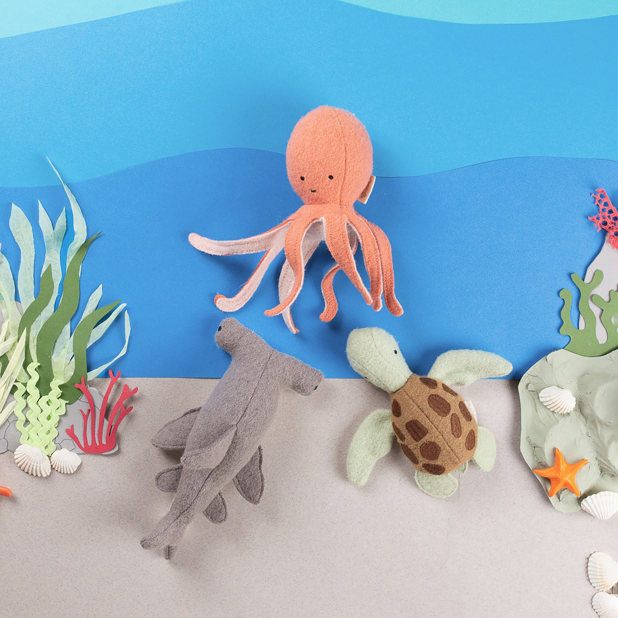 Olli Ella Holdie Set – Marine Animals