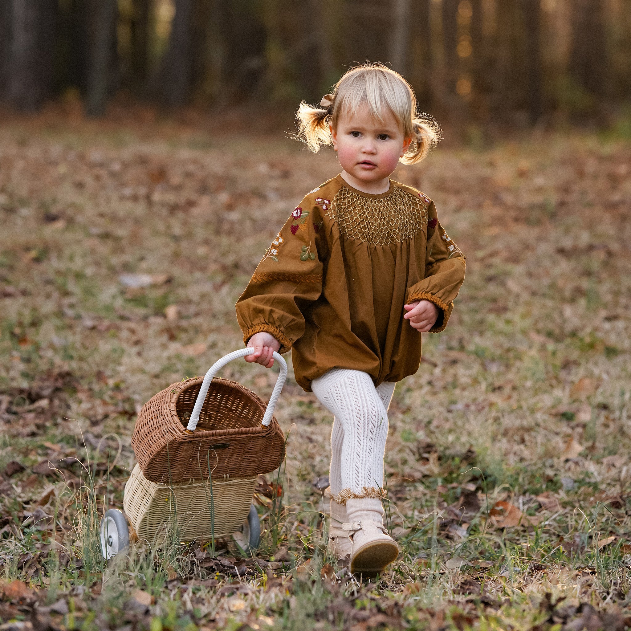 Olli Ella Rattan Mushroom Luggy – Natural