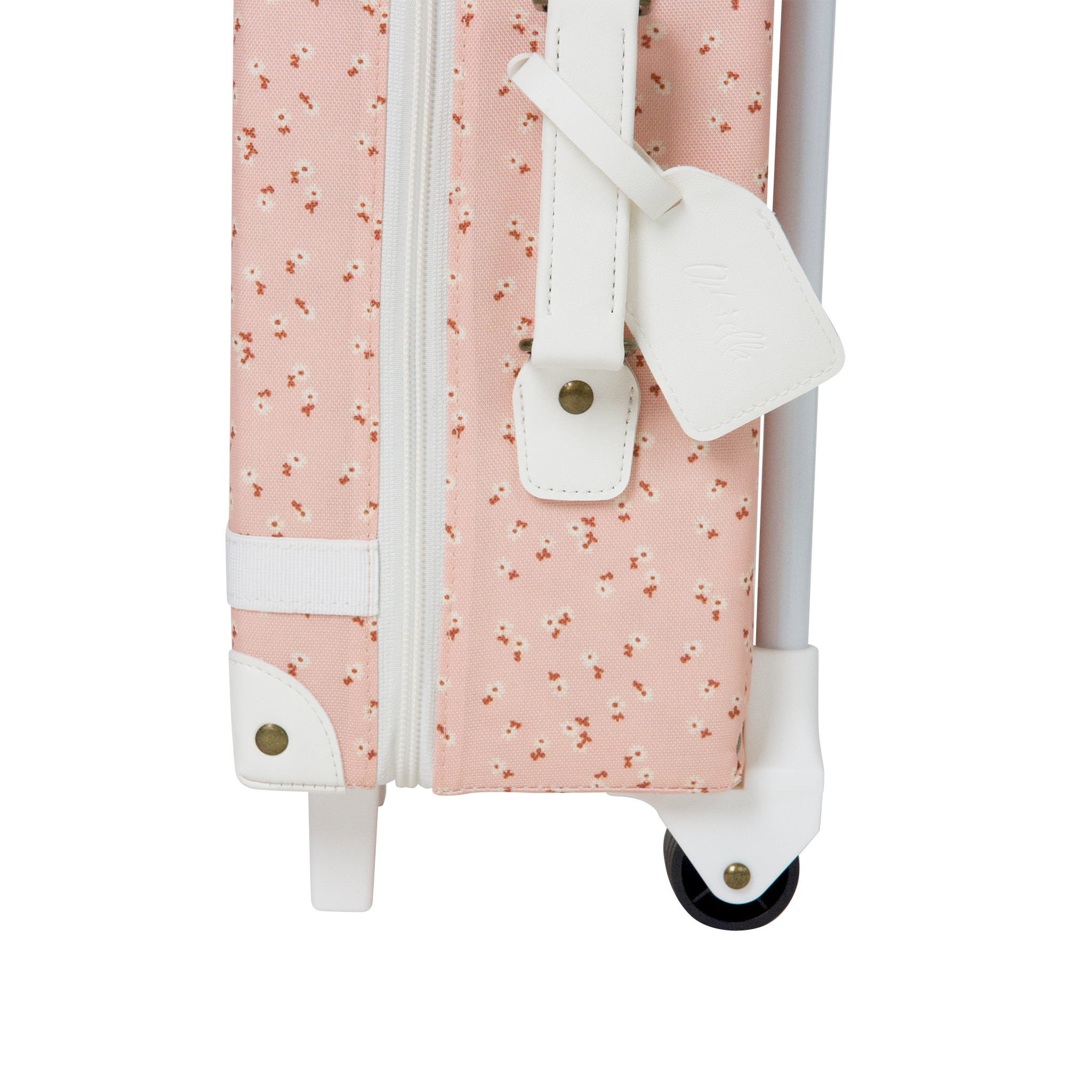 Olli Ella See-Ya Suitcase – Pink Daisies