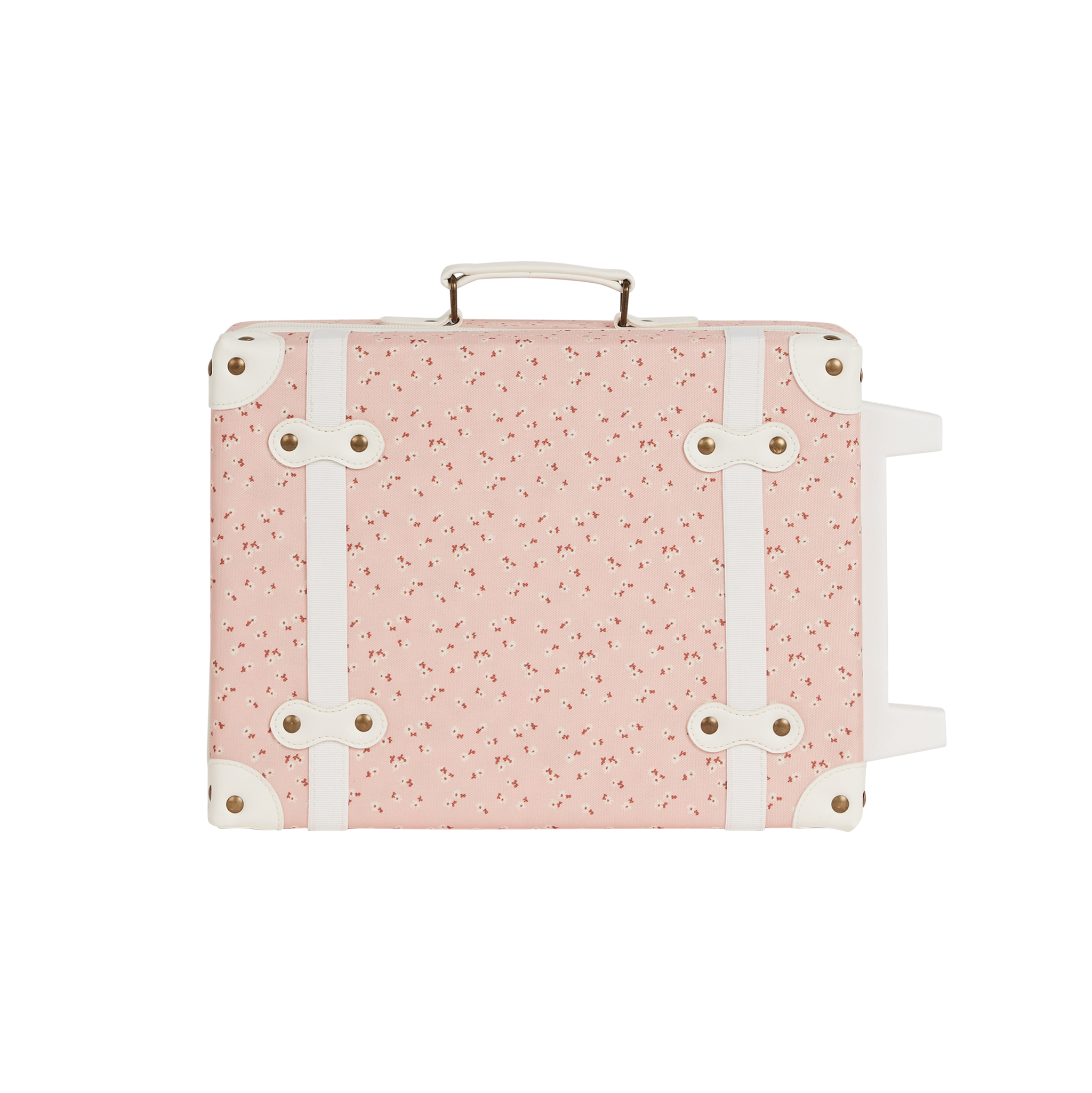 Olli Ella See-Ya Suitcase – Pink Daisies