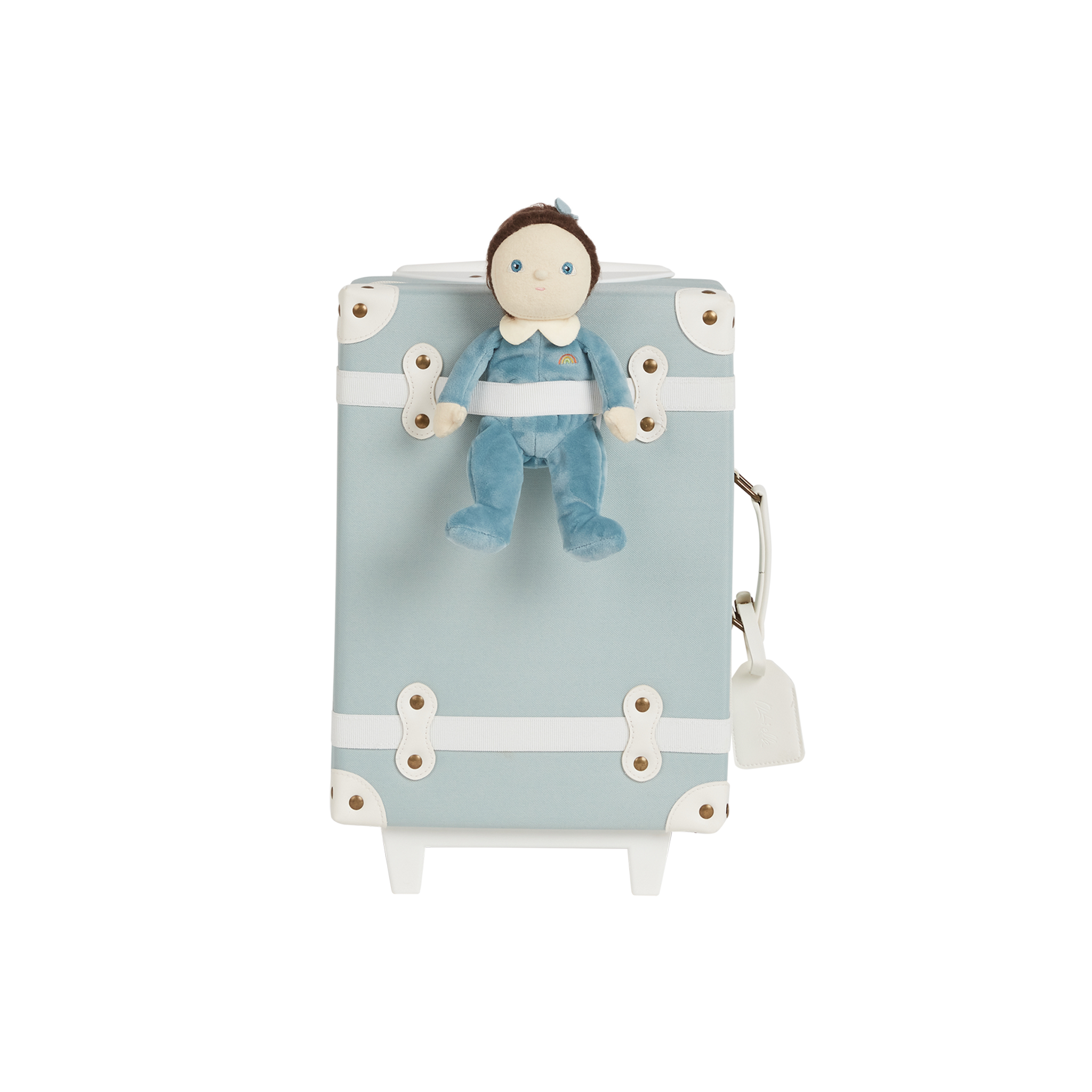 Olli Ella See-Ya Suitcase – Steel Blue