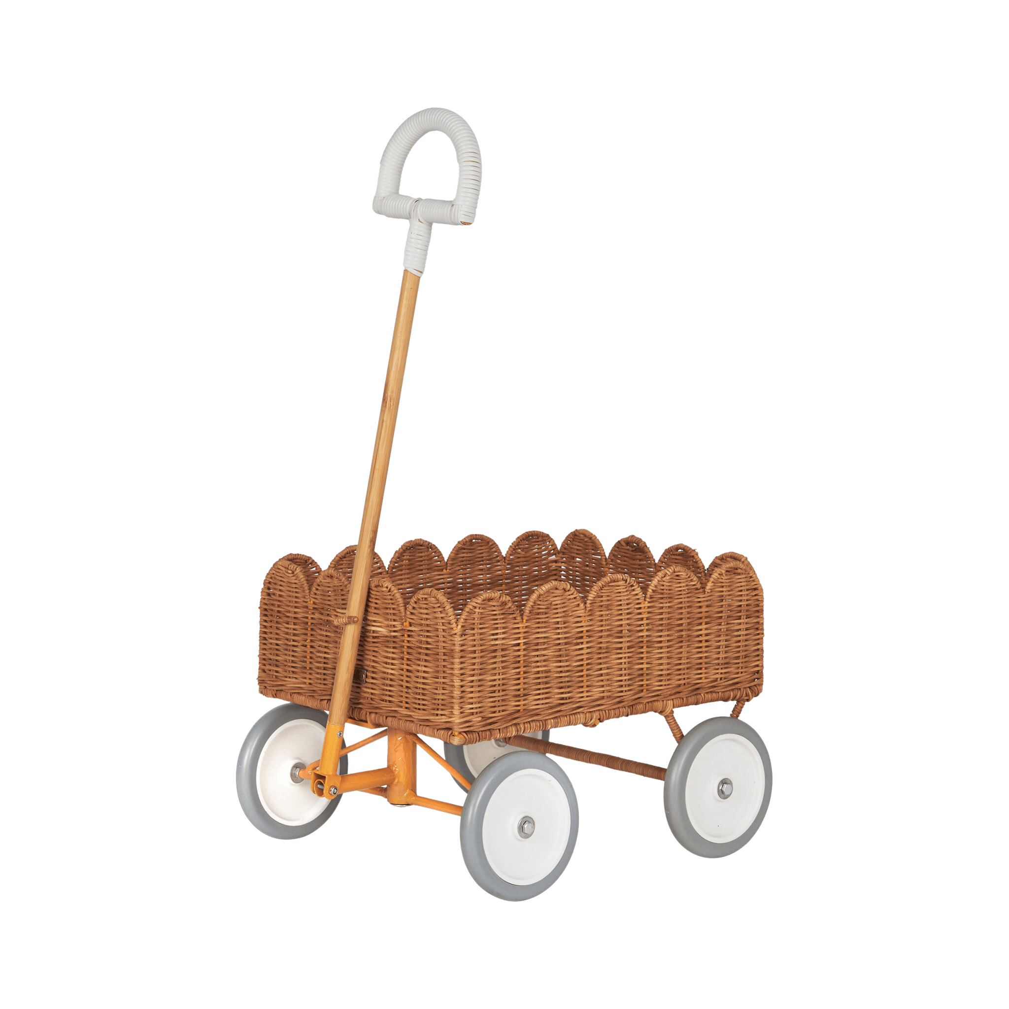 Olli Ella Rattan Petal Wonder Wagon – Natural