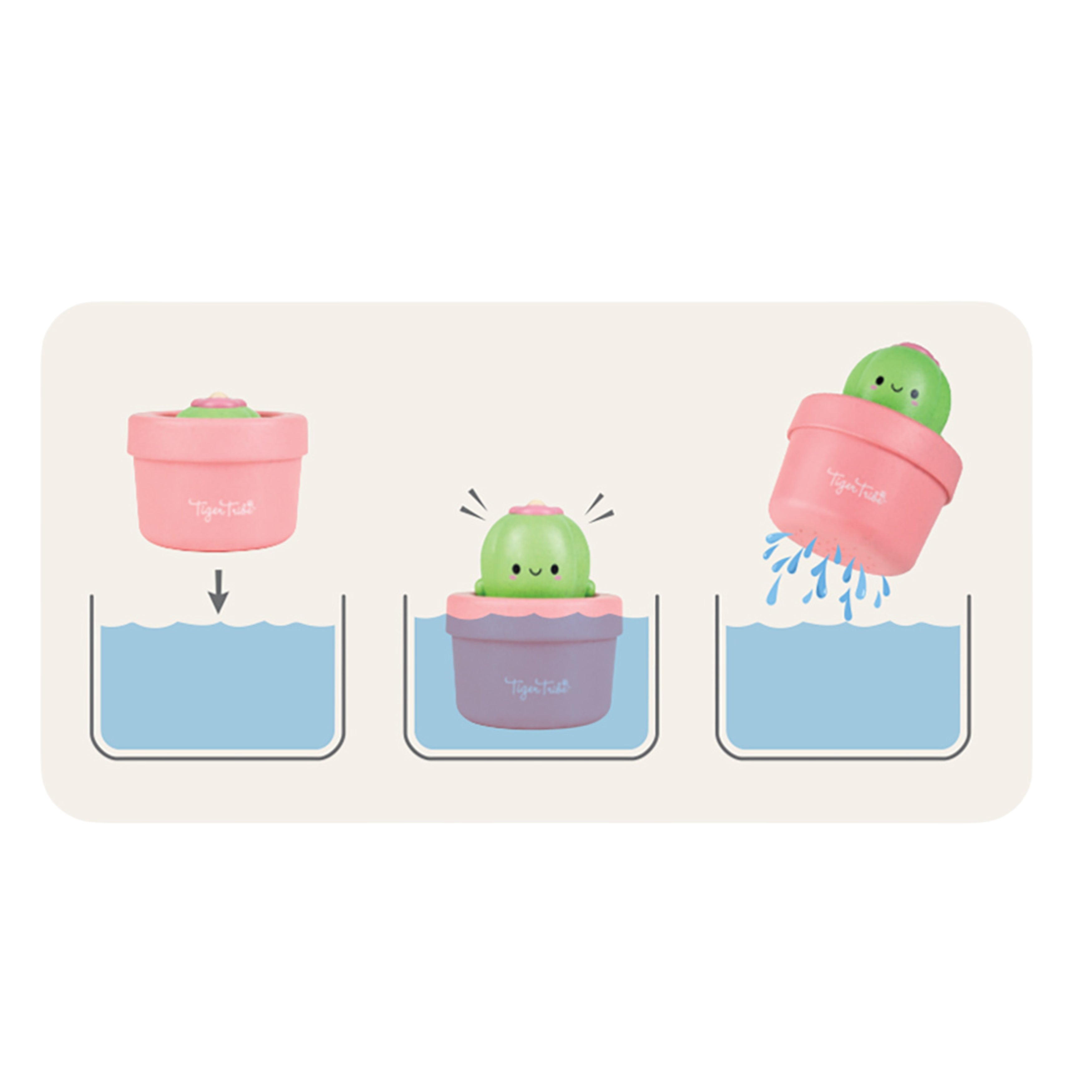 Tiger Tribe Bath Pop-Up – Cactus