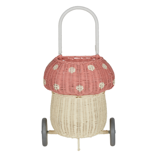 Olli Ella Rattan Mushroom Luggy – Musk