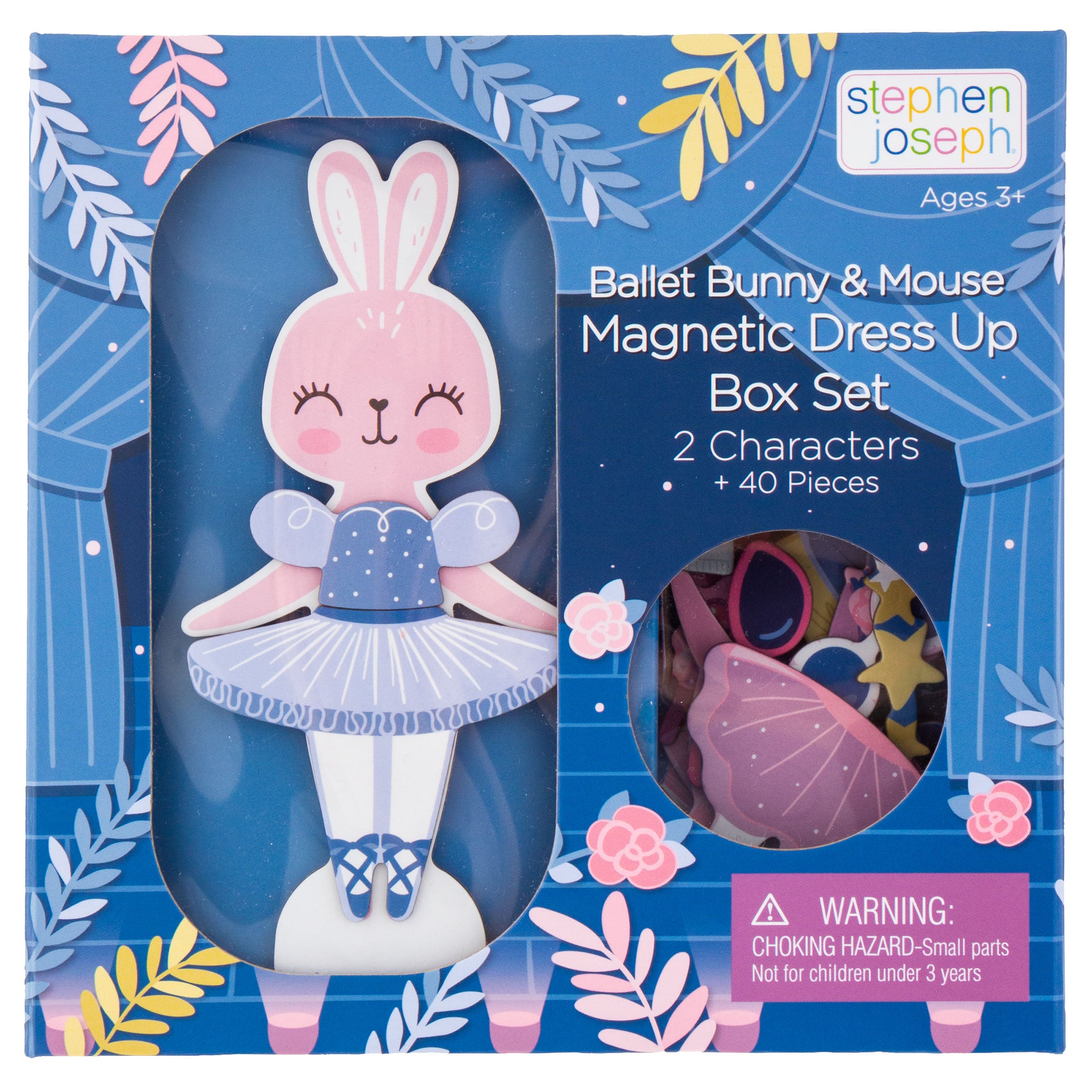 Stephen Joseph Magnetic Dress Up Box Set – Bunny & Mouse