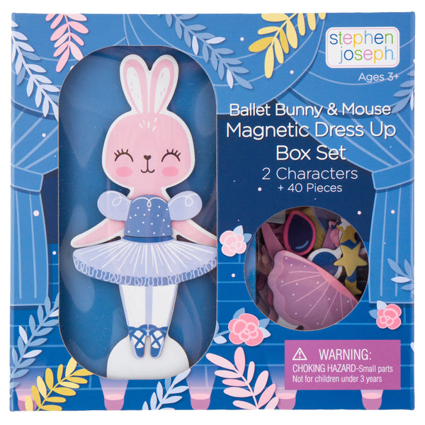 Stephen Joseph Magnetic Dress Up Box Set – Bunny & Mouse