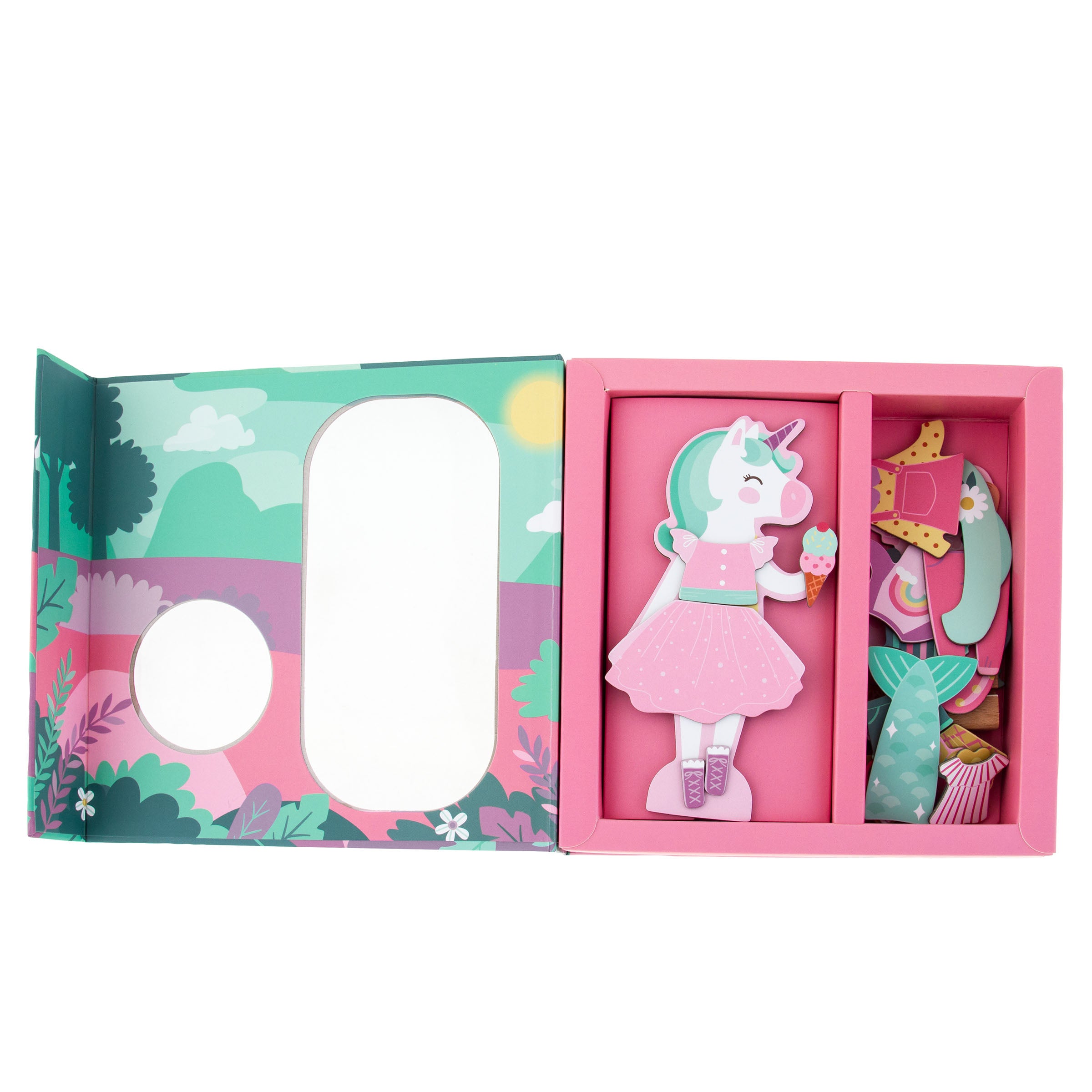 Stephen Joseph Magnetic Dress Up Box Set – Unicorn & Princess