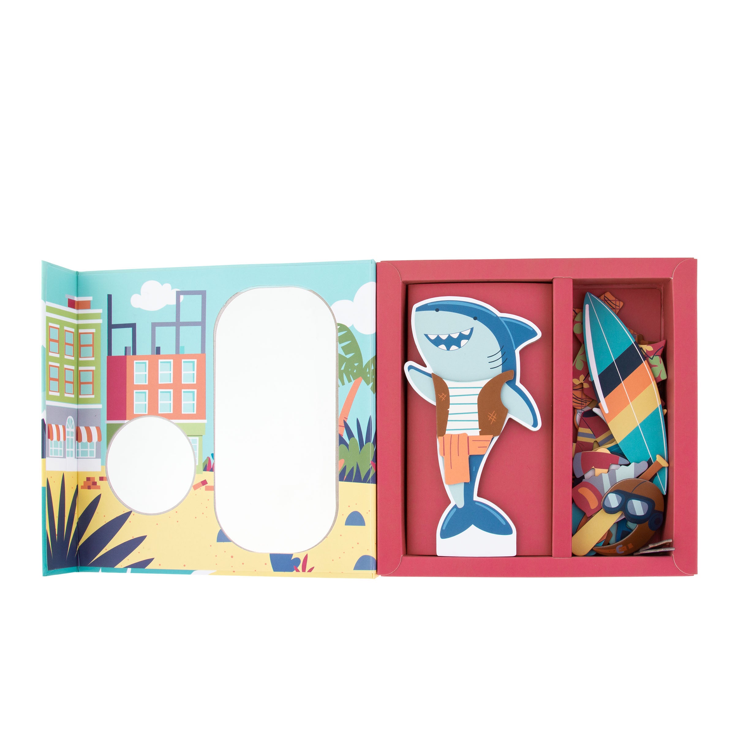 Stephen Joseph Magnetic Dress Up Box Set – Shark & Gator
