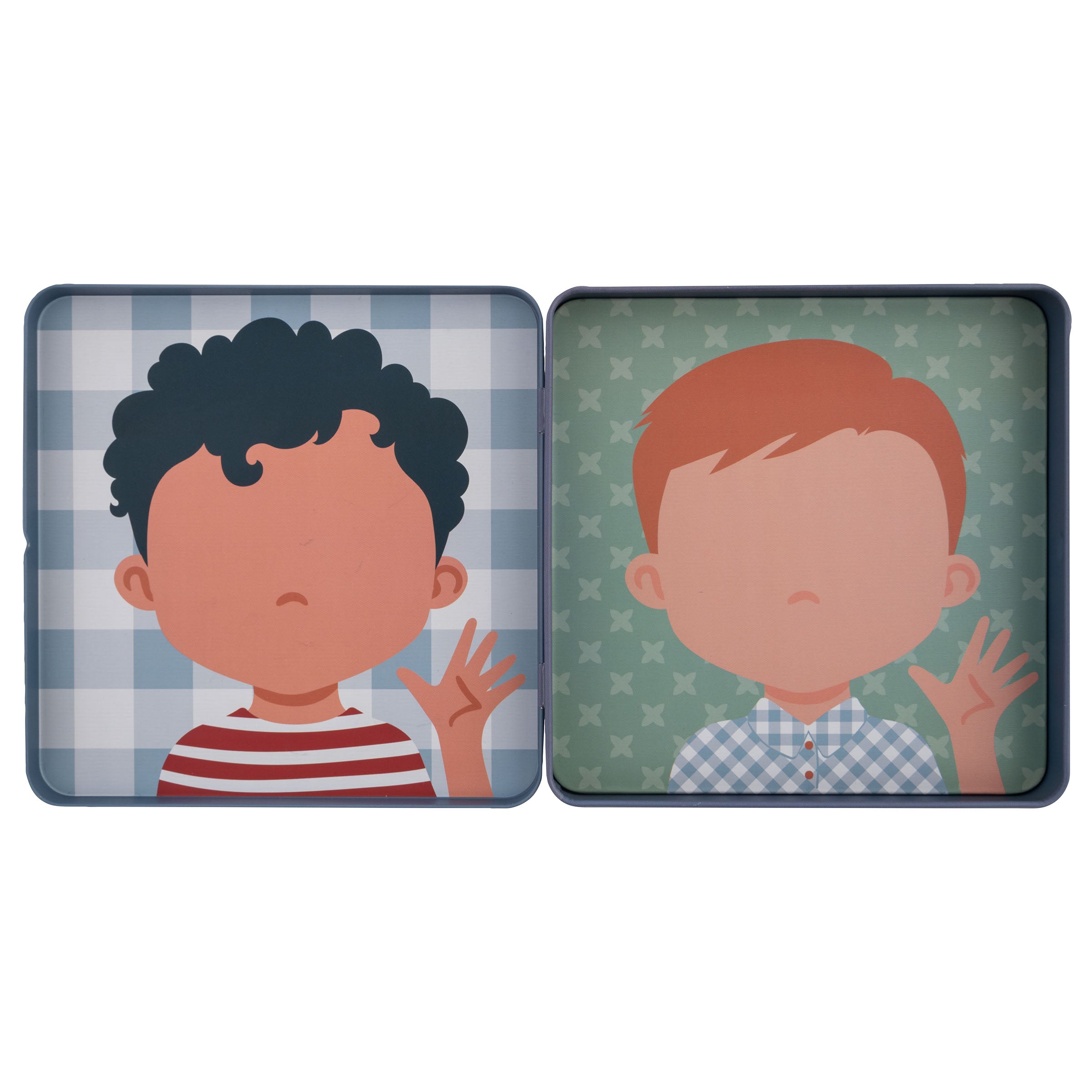 Stephen Joseph Funny Faces Magnetic Set – Blue