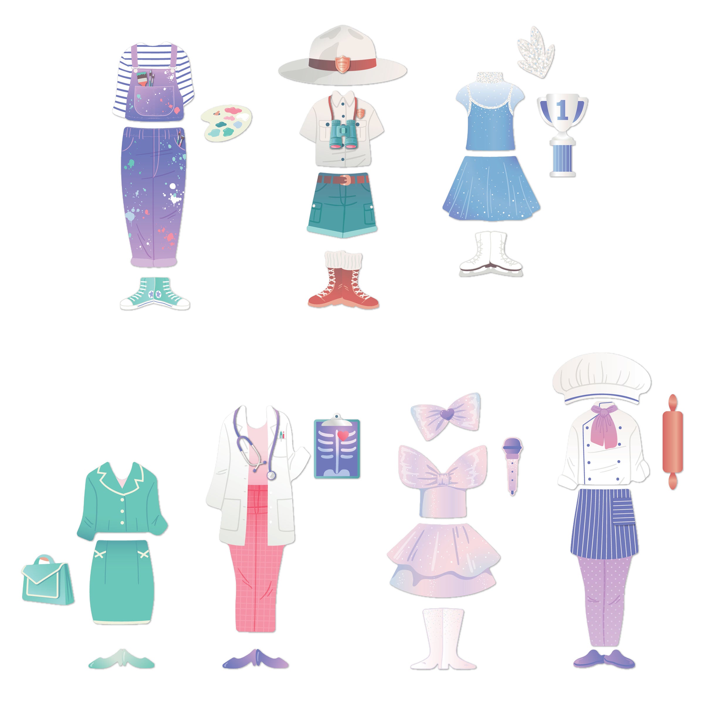 Stephen Joseph Magnetic Dress Up Dolls – Dreamer