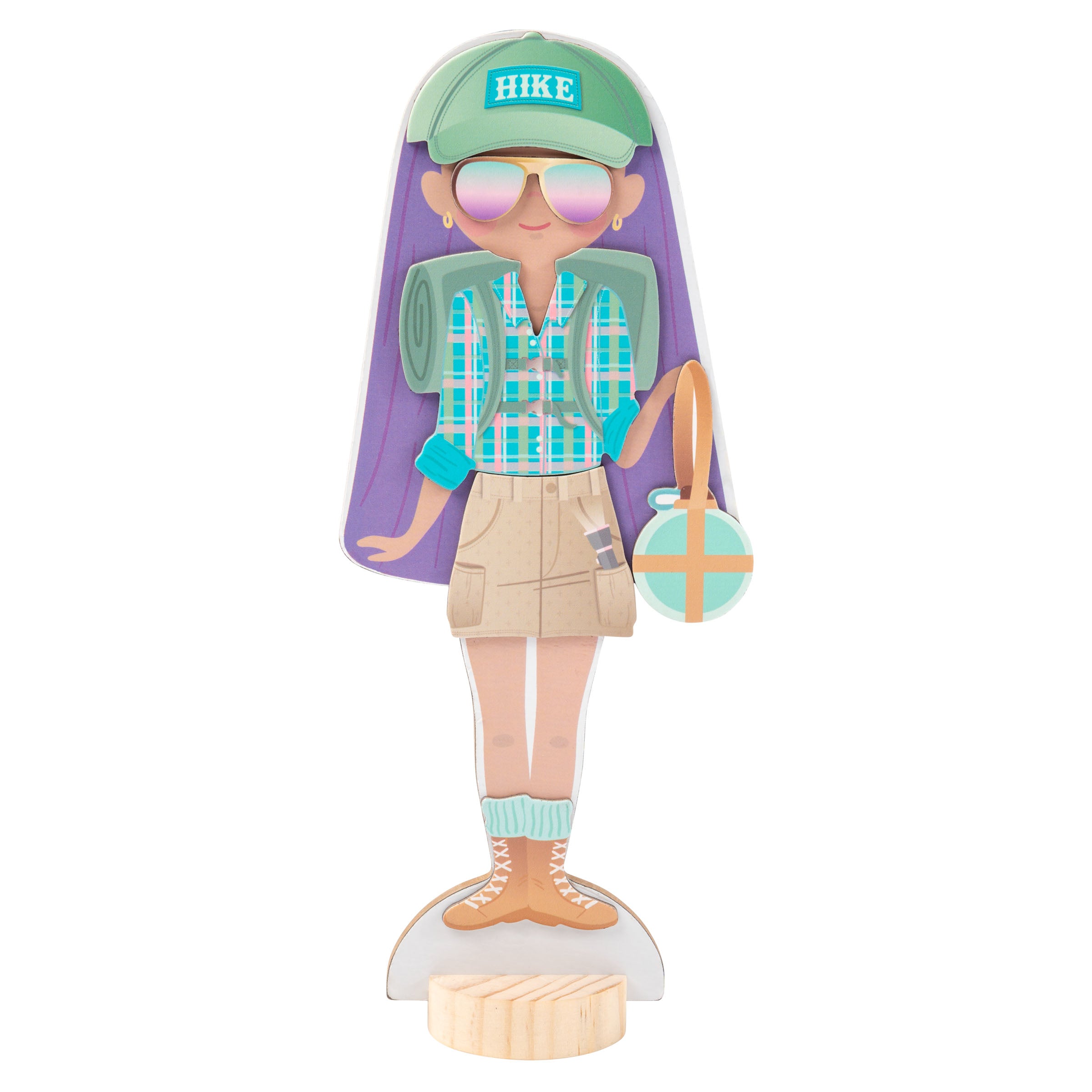 Stephen Joseph Magnetic Dress Up Dolls – World Traveler
