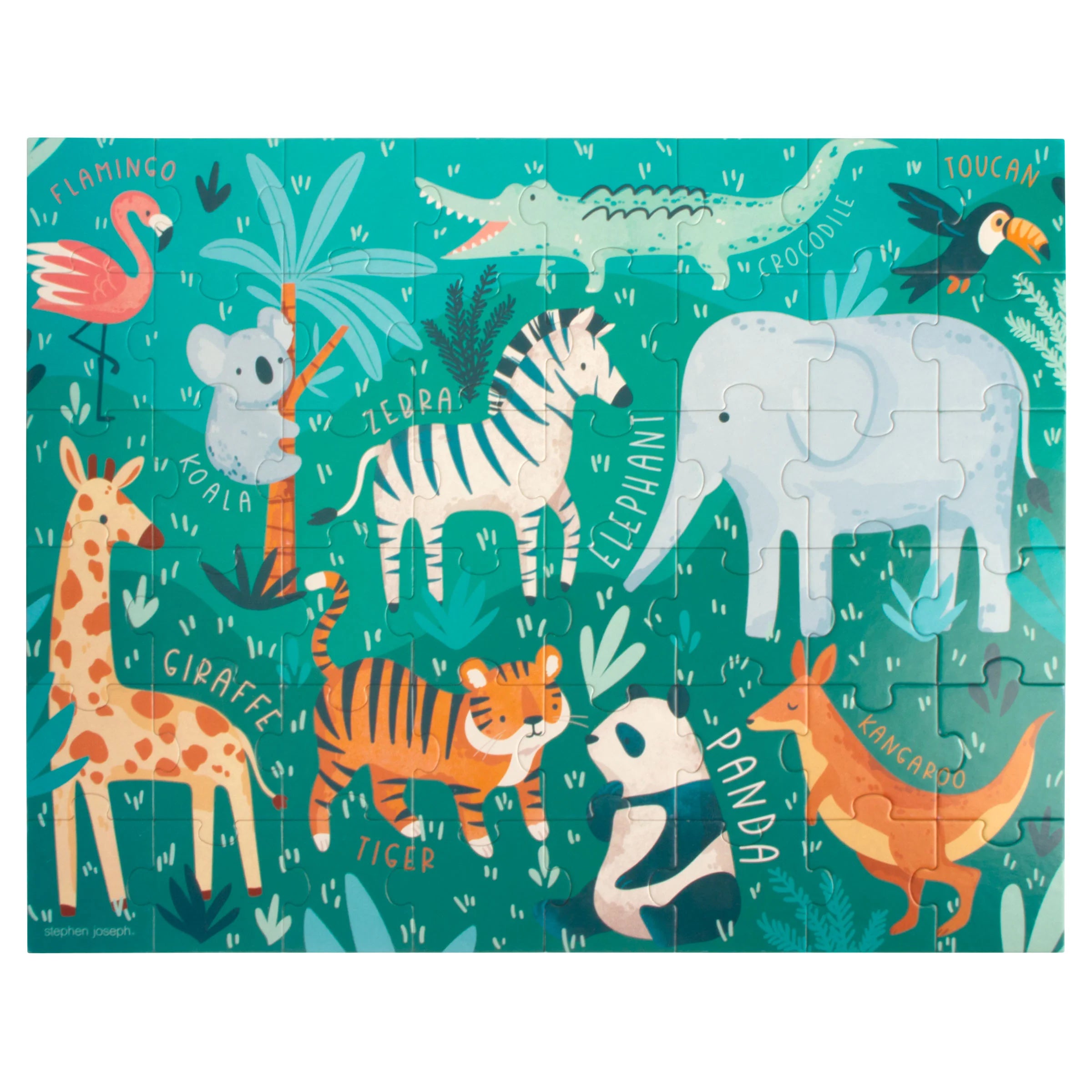 Stephen Joseph Animal Kingdom Puzzle – 48 Piece