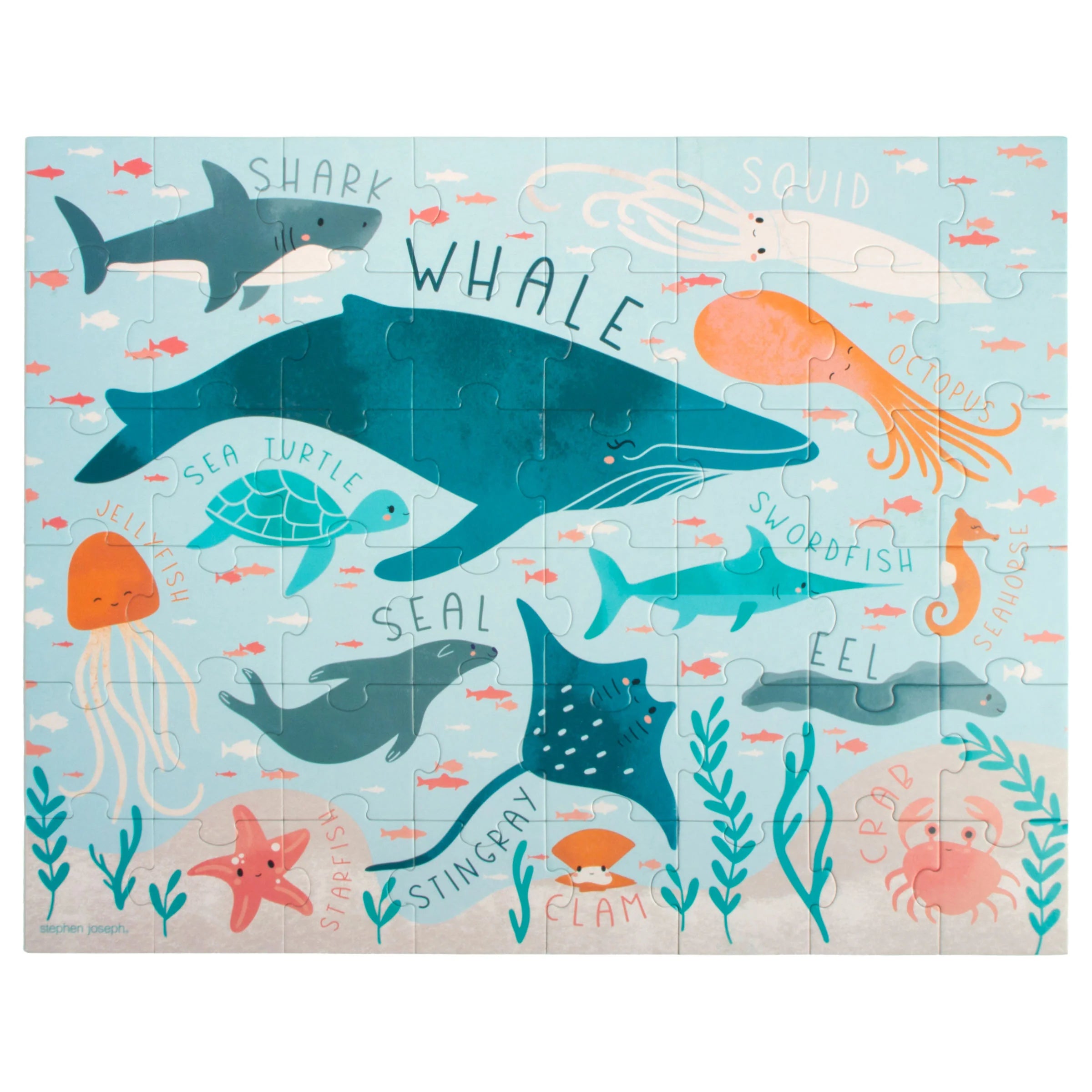 Stephen Joseph Sea Life Puzzle – 48 Piece
