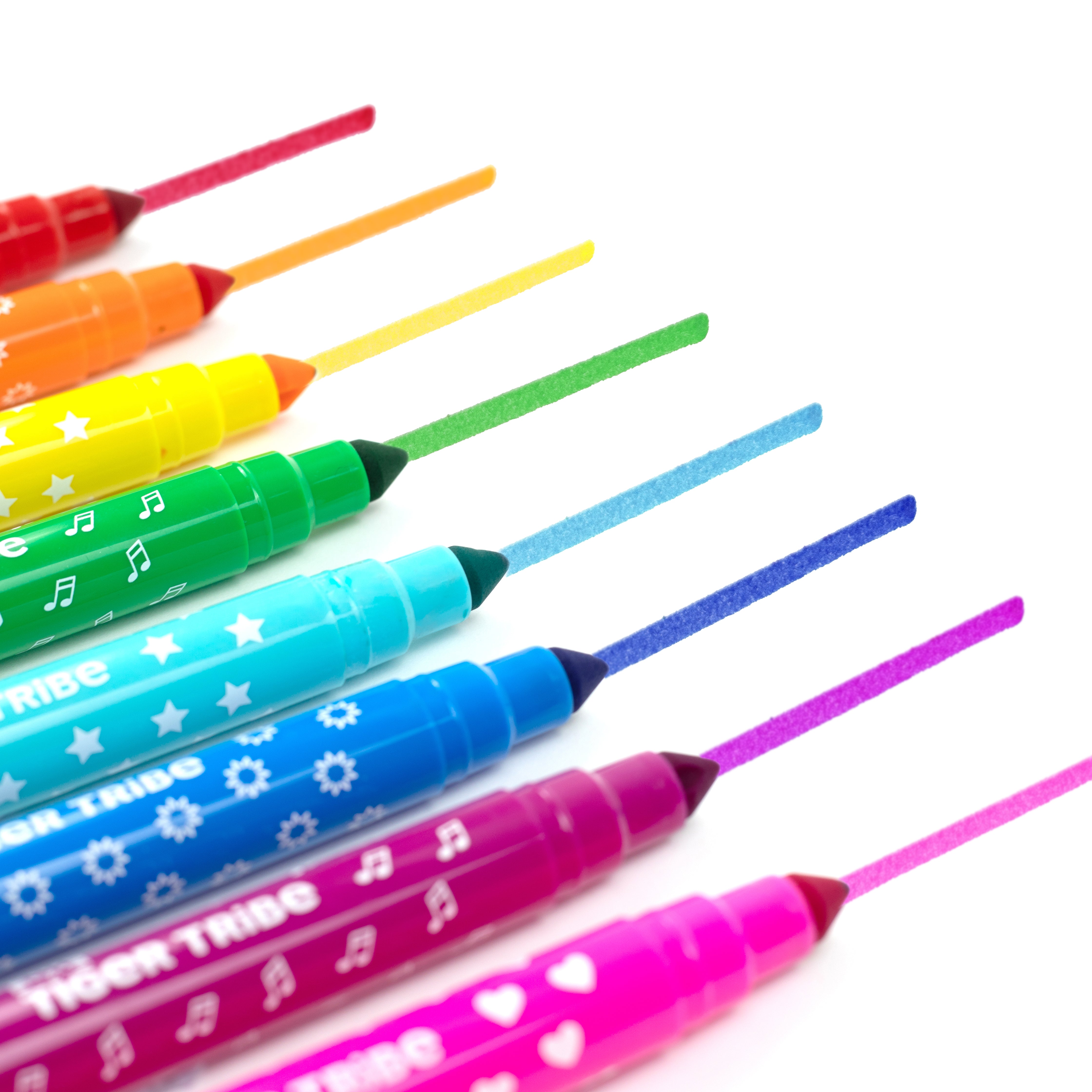 Tiger Tribe Dual-Tip Stamp Markers (Set of 8)