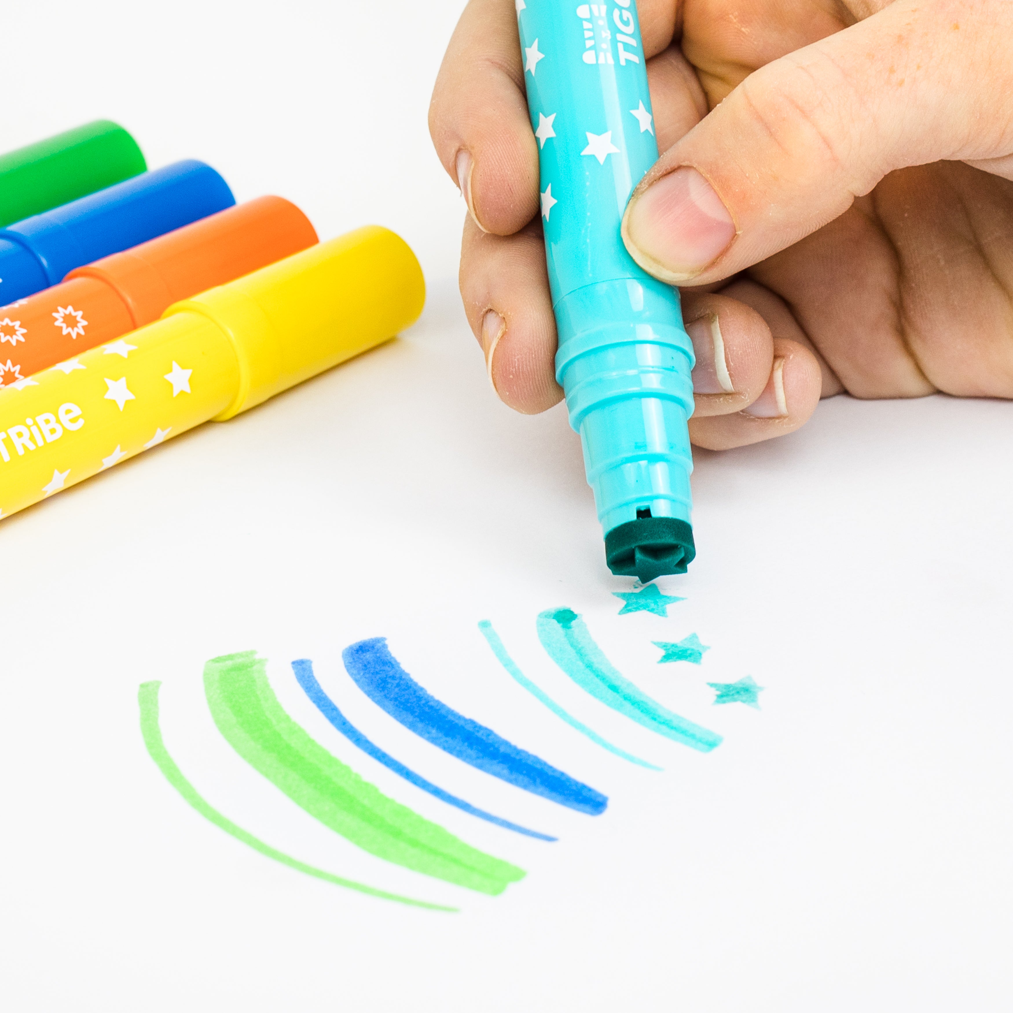 Tiger Tribe Dual-Tip Stamp Markers (Set of 8)