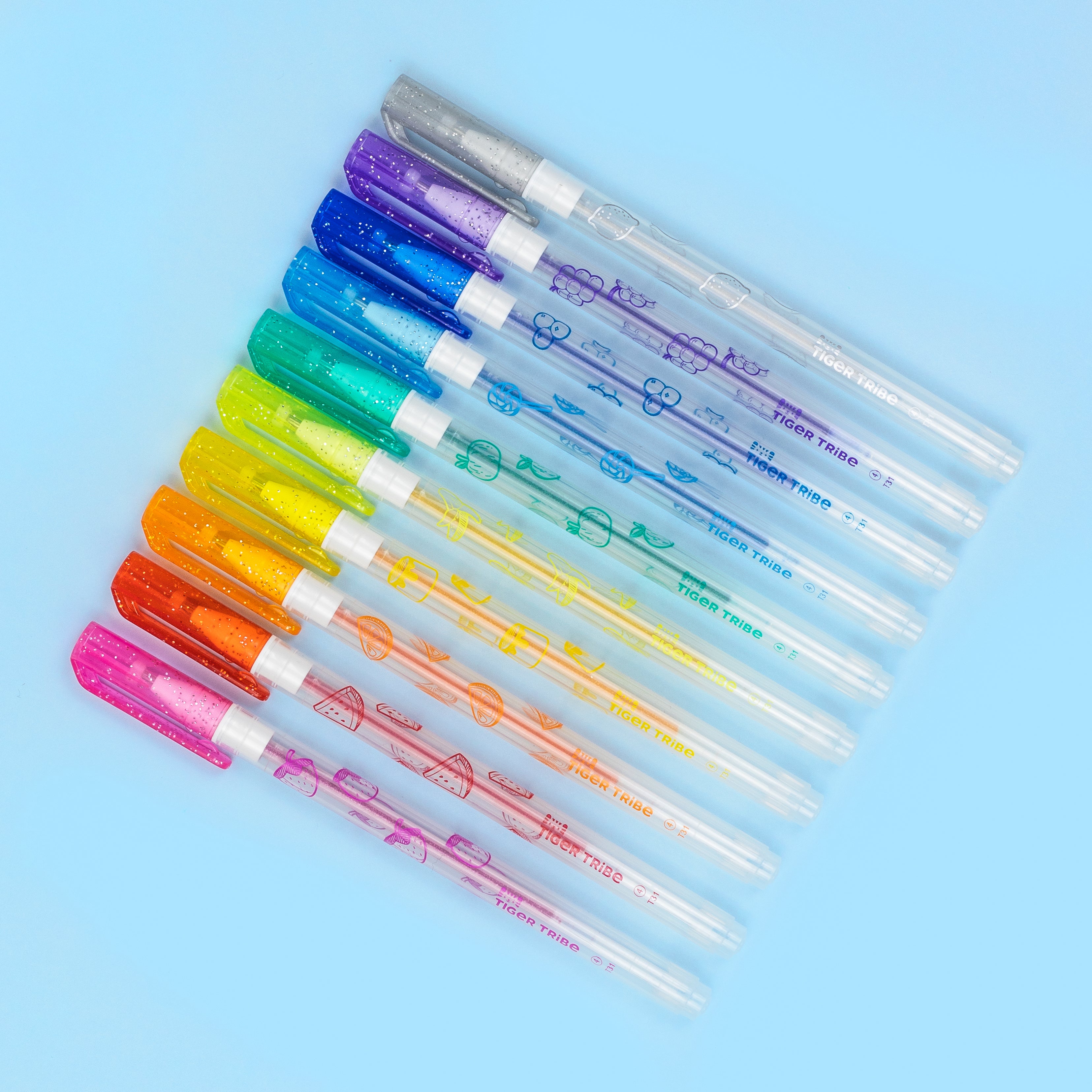 Tiger Tribe Shimmer Scented Gel Pens (Set of 10)