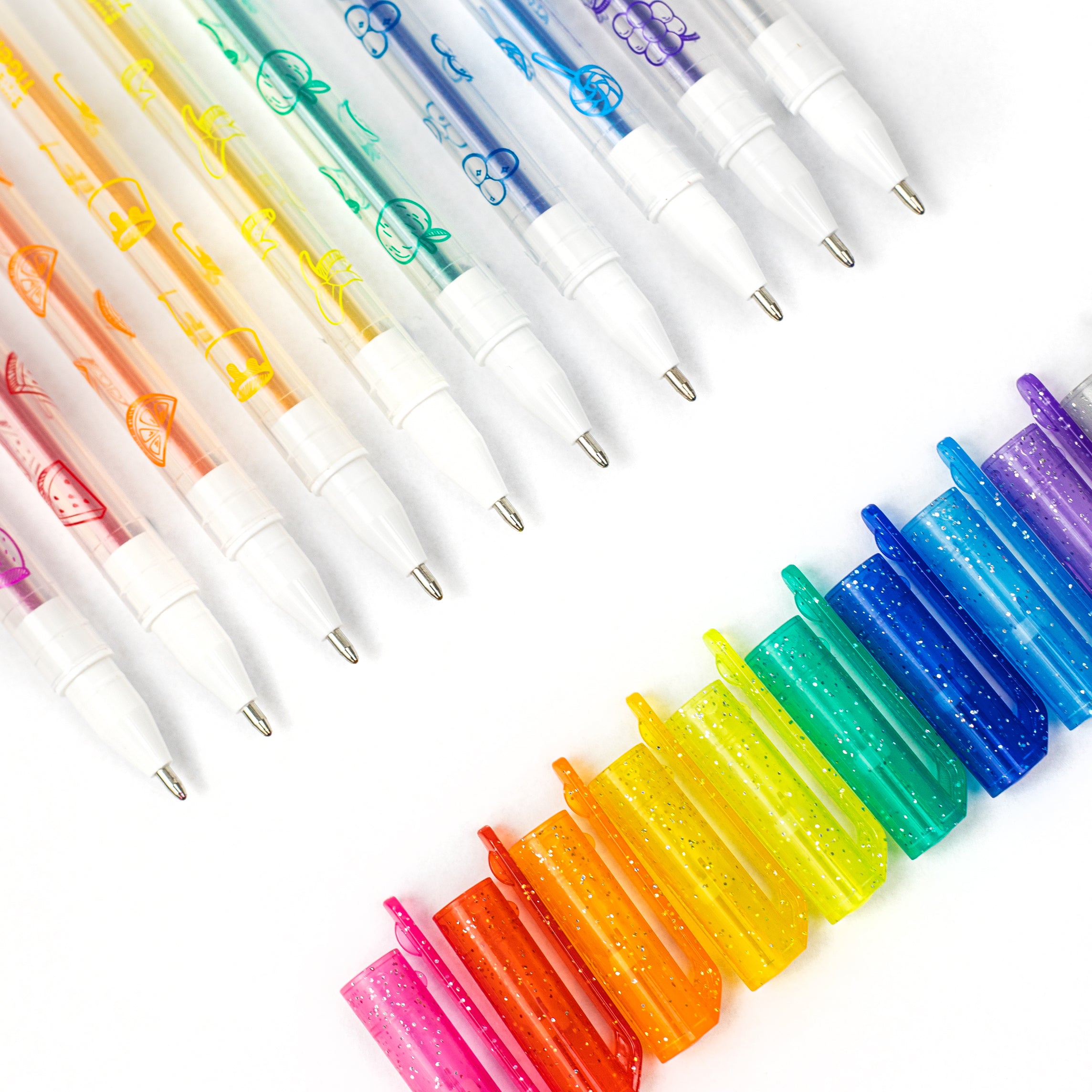 Tiger Tribe Shimmer Scented Gel Pens (Set of 10)