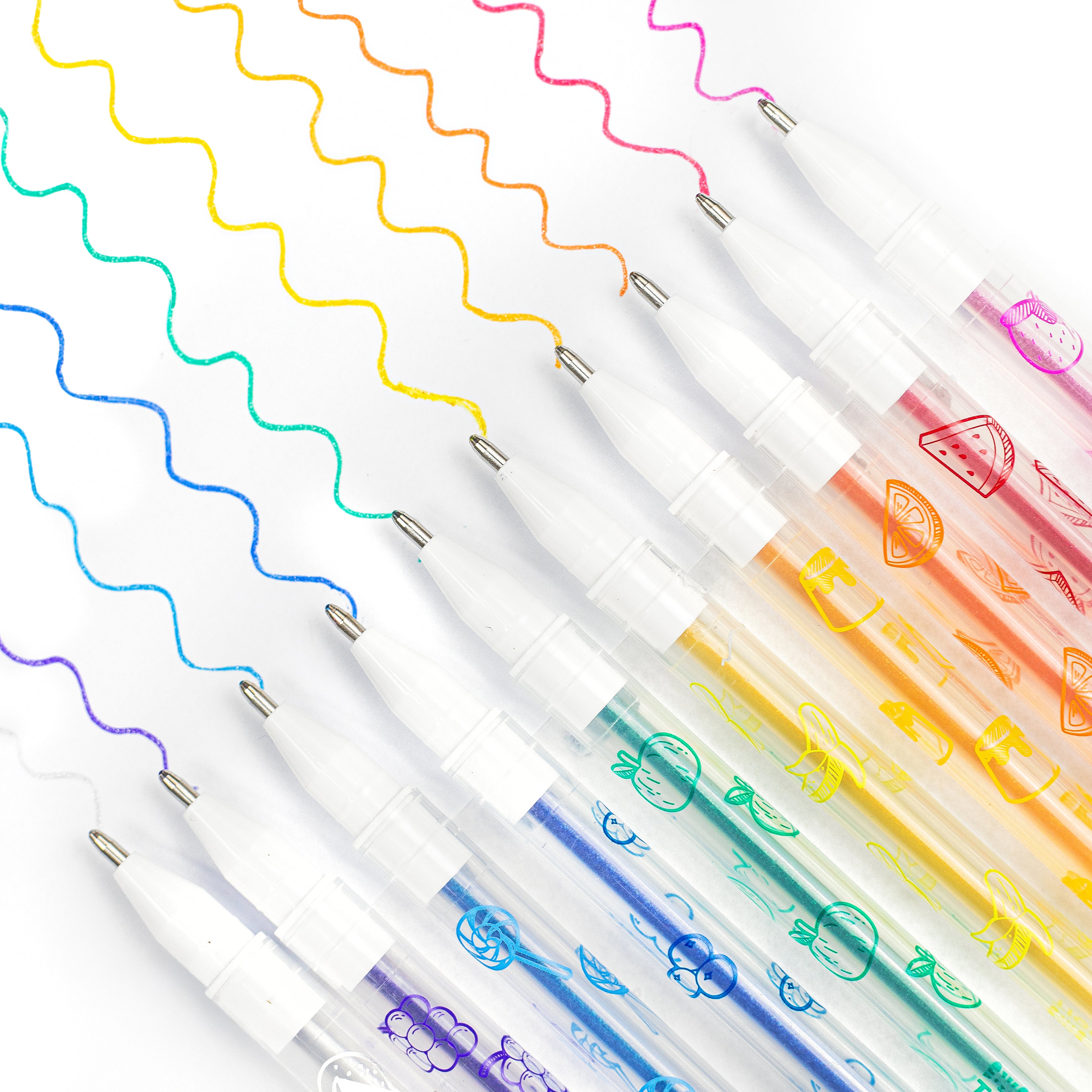 Tiger Tribe Shimmer Scented Gel Pens (Set of 10)