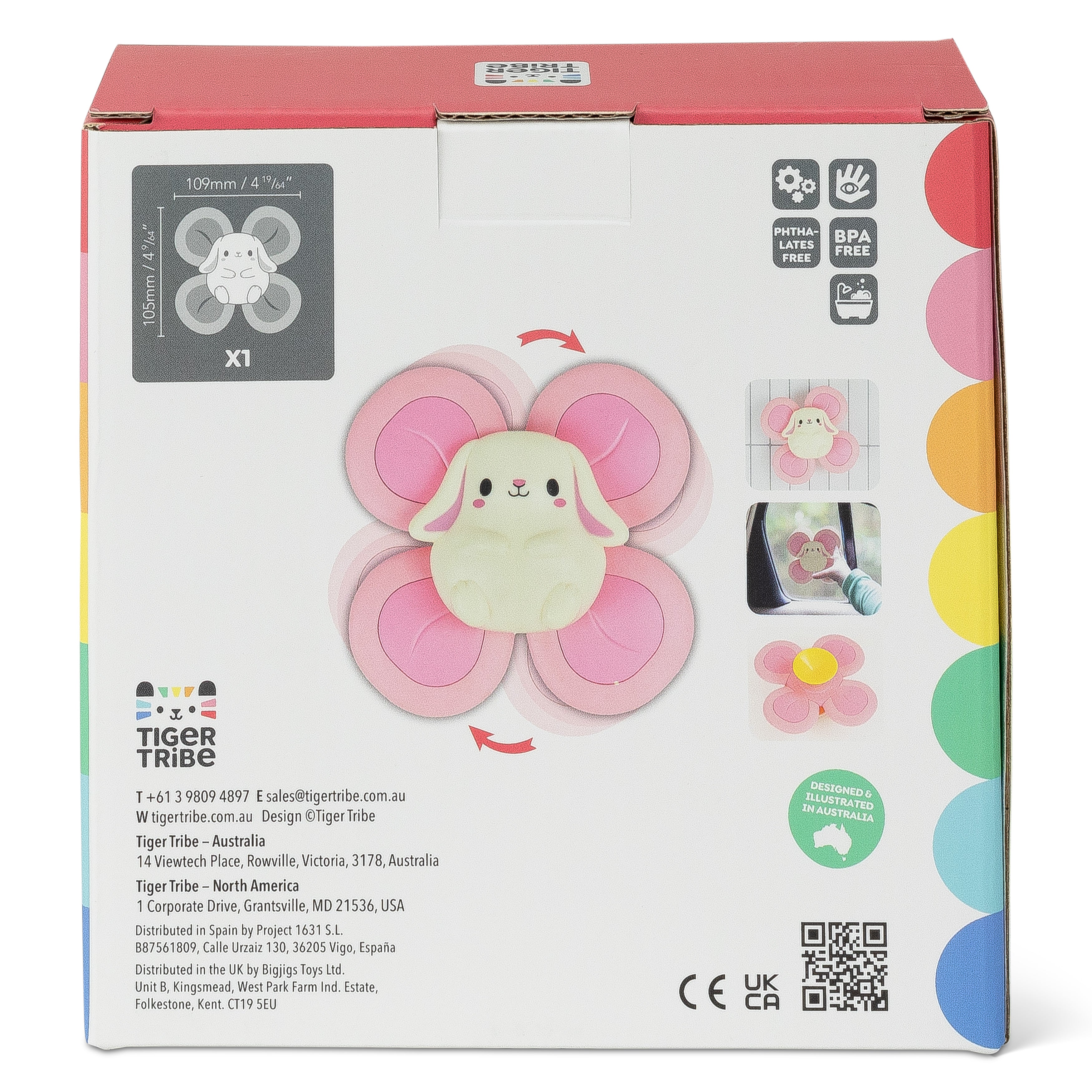 Tiger Tribe Sensory Spinners – Bunny