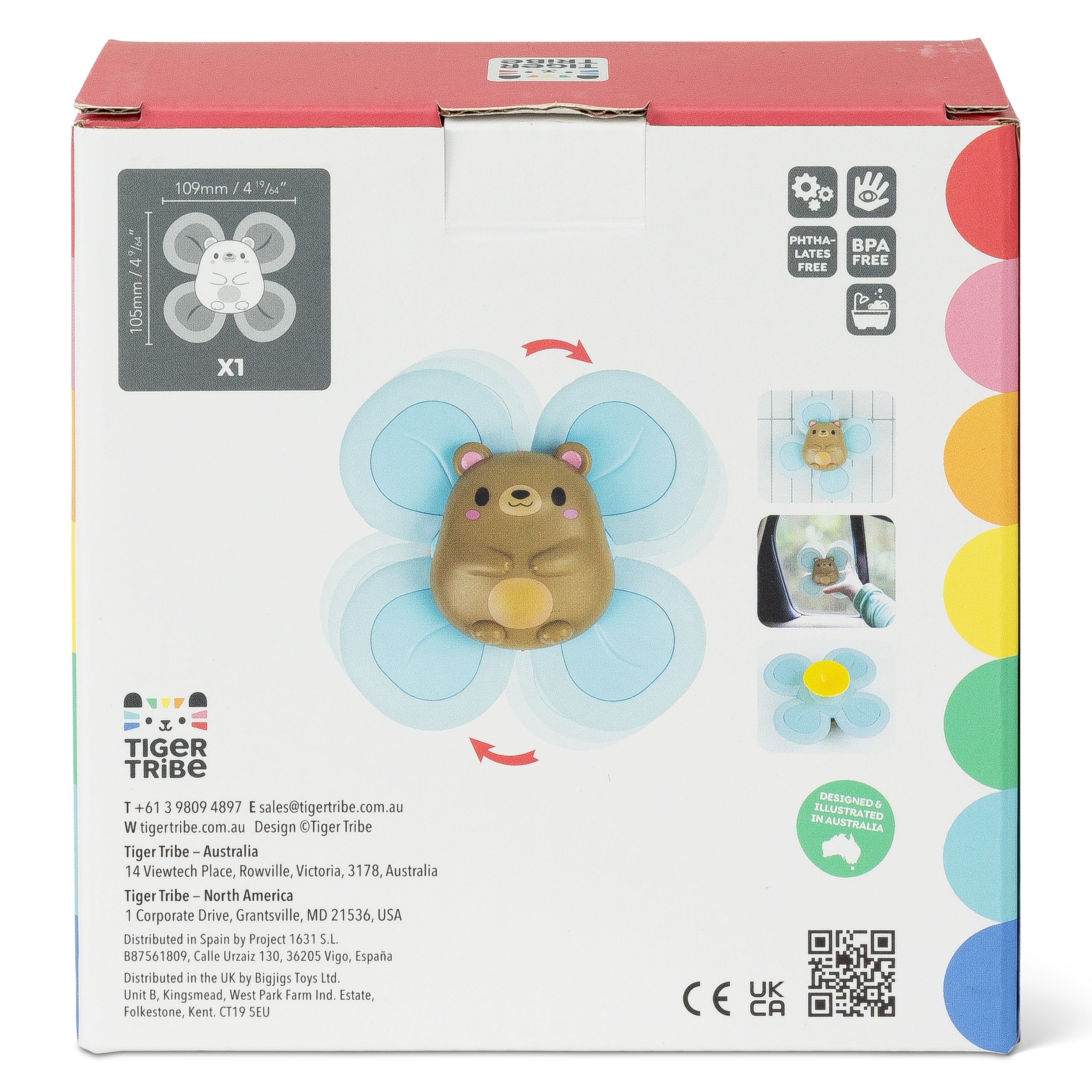 Tiger Tribe Sensory Spinners – Bear