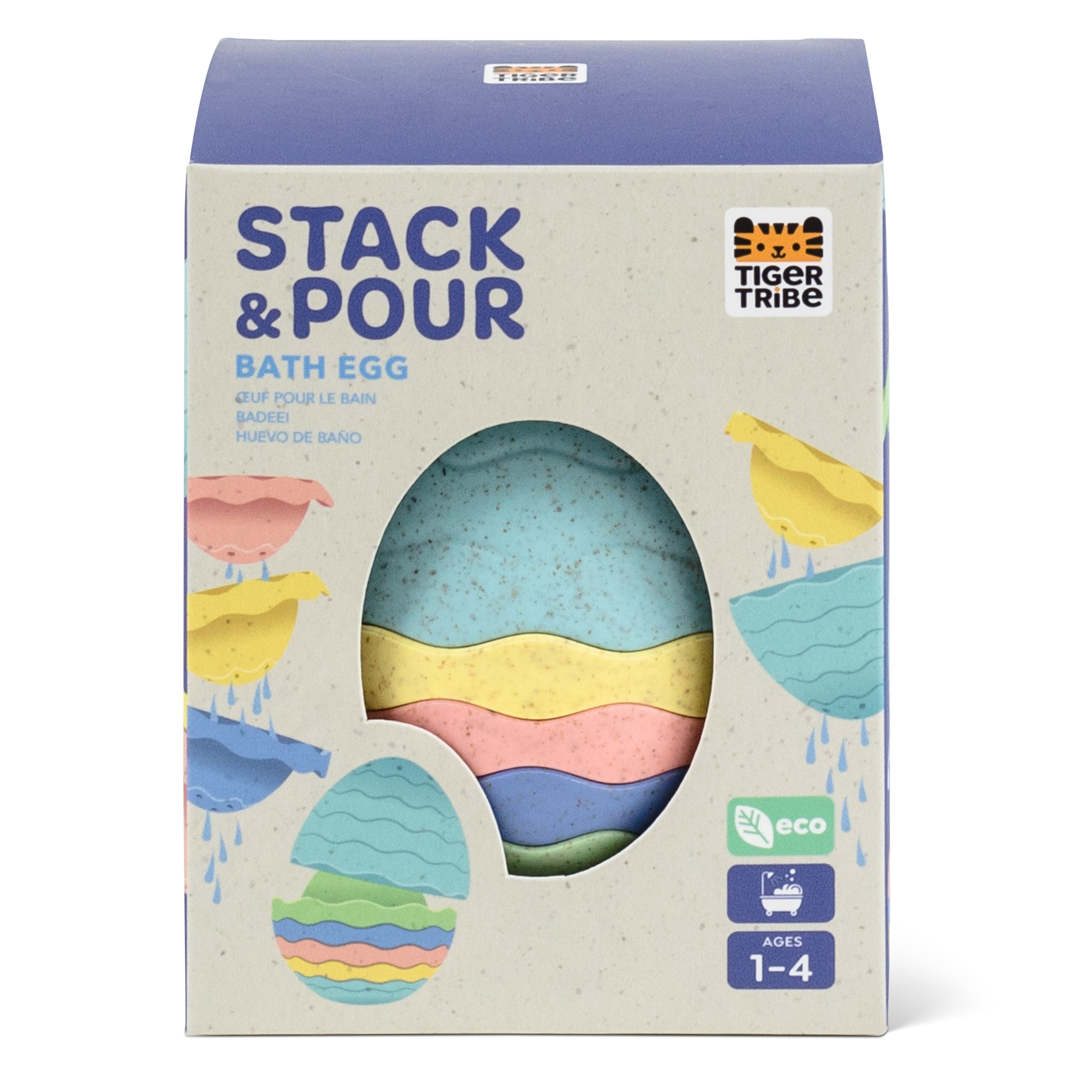 Tiger Tribe Stack & Pour – Bath Egg