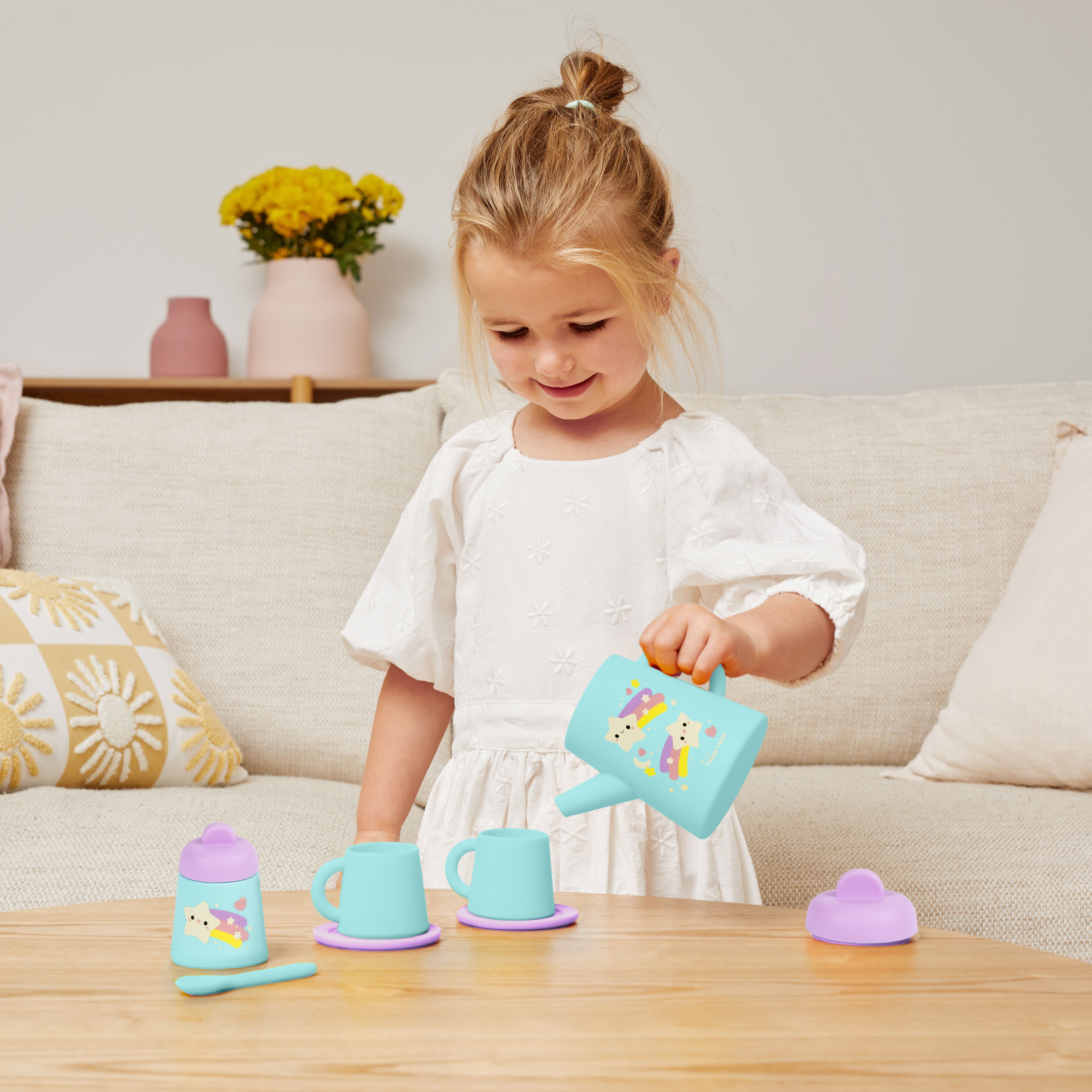 Tiger Tribe Silicone Tea Set – Starlight Party