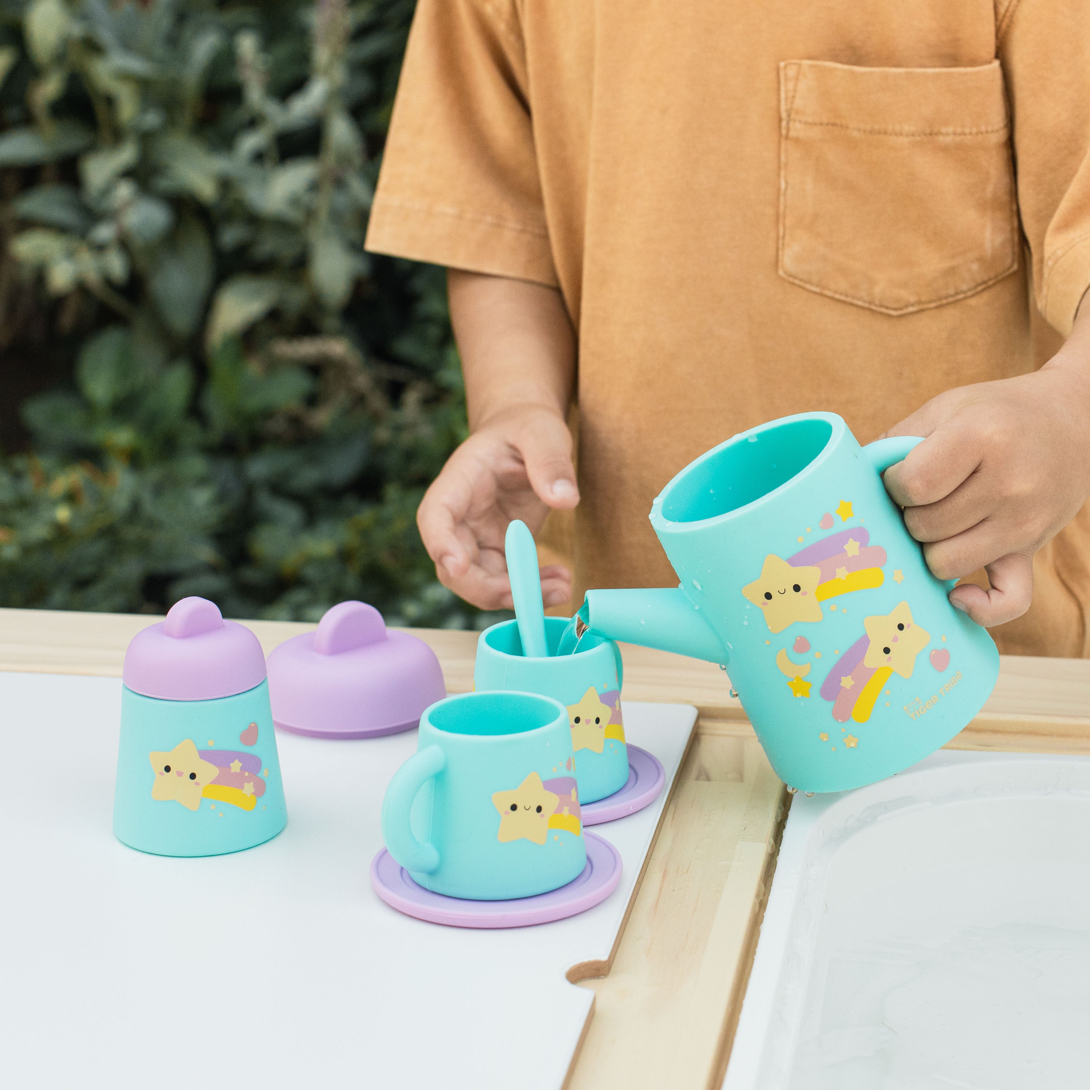 Tiger Tribe Silicone Tea Set – Starlight Party