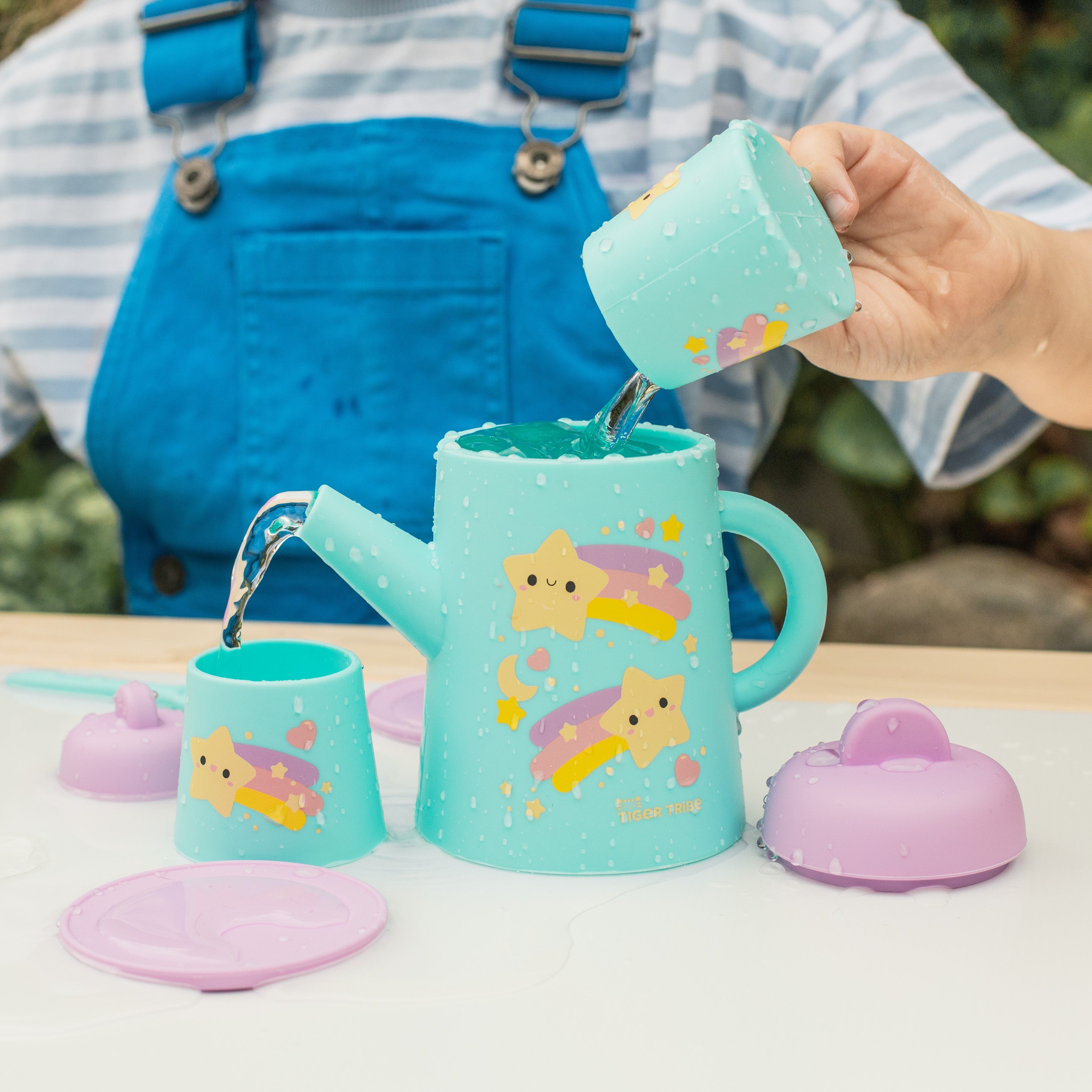 Tiger Tribe Silicone Tea Set – Starlight Party