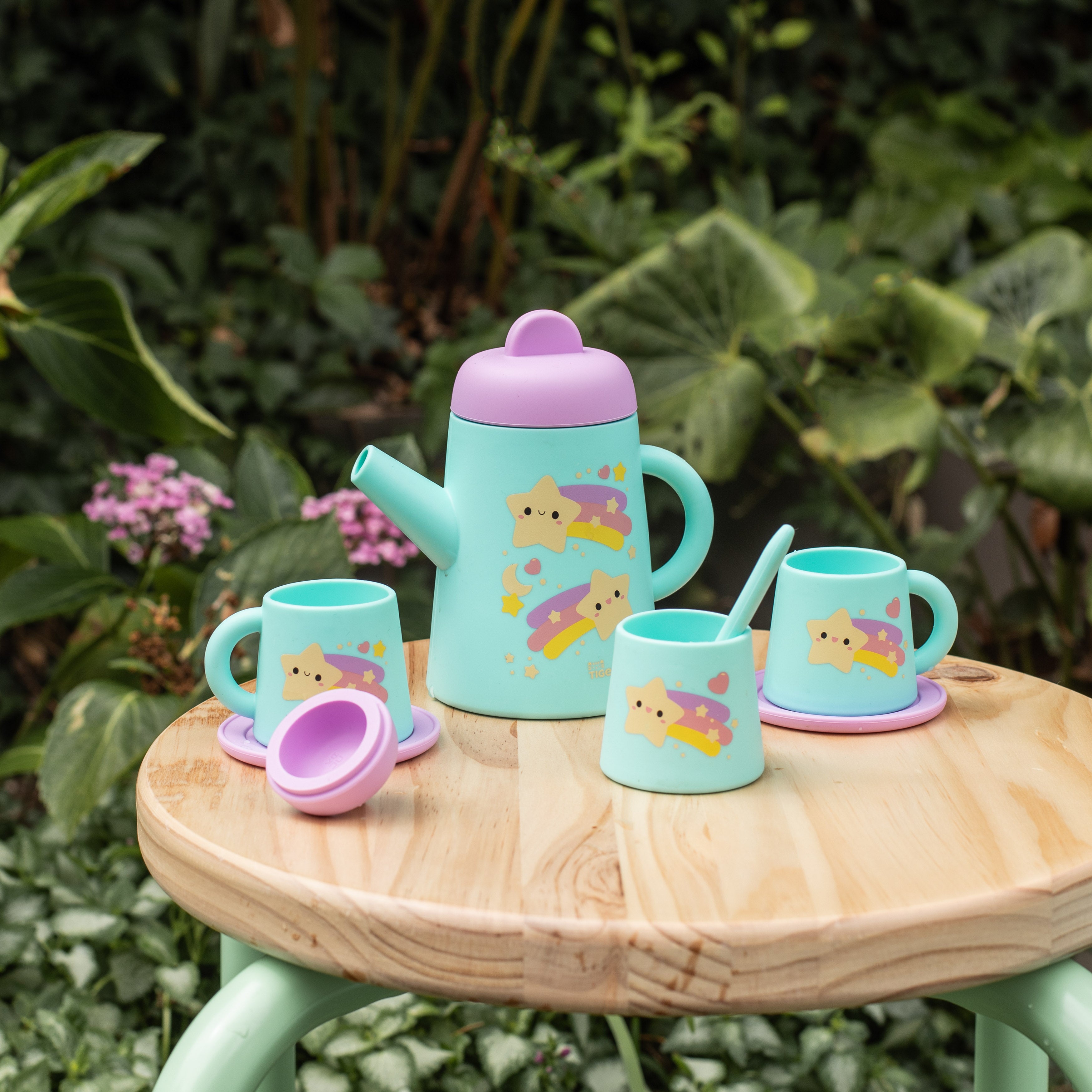 Tiger Tribe Silicone Tea Set – Starlight Party