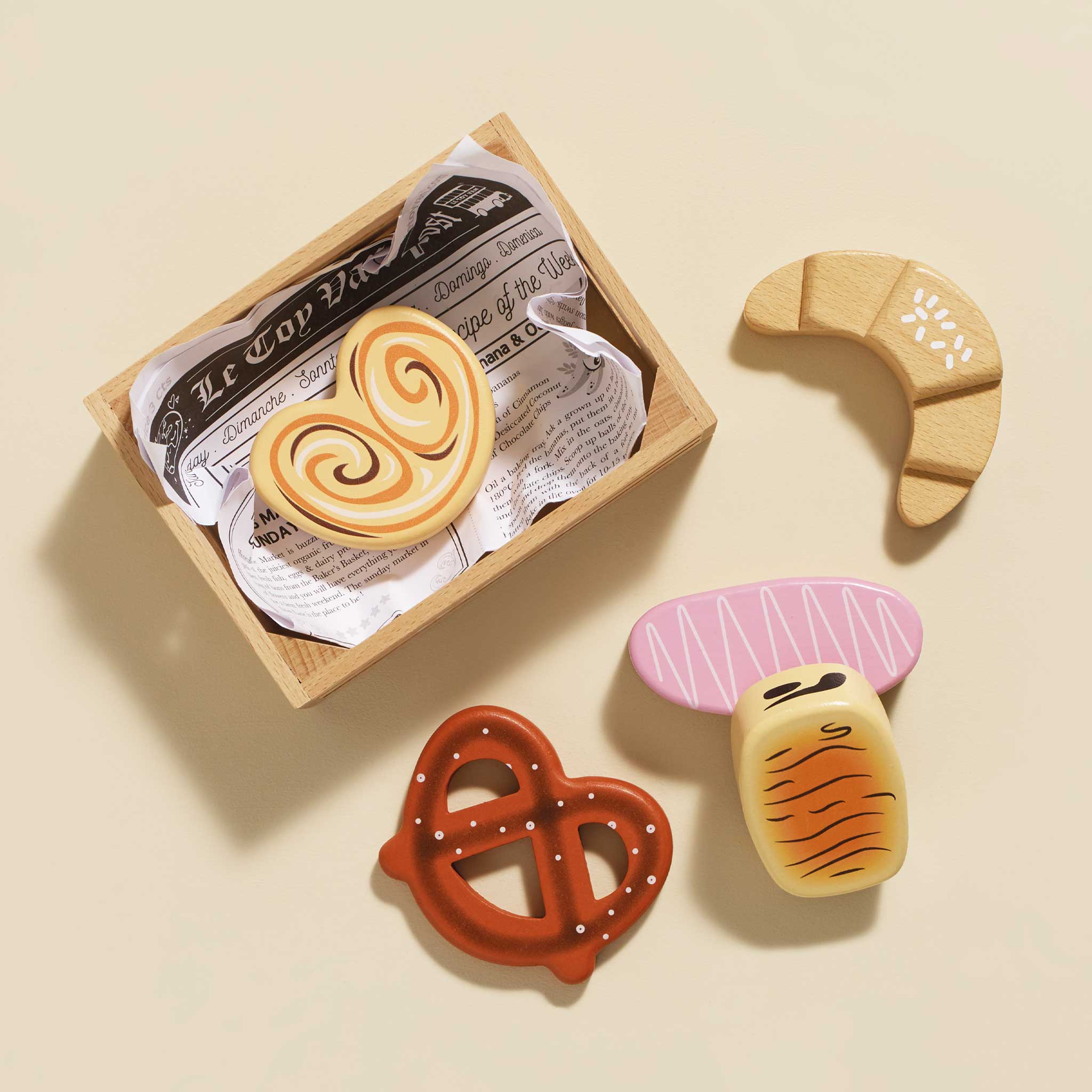 Le Toy Van Wooden Bakery & Patisserie Market Crate