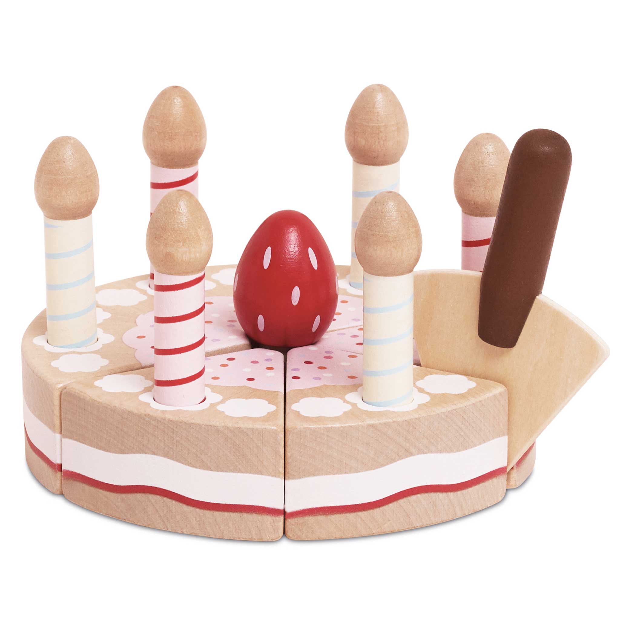 Le Toy Van Sliceable Birthday Cake with Candles