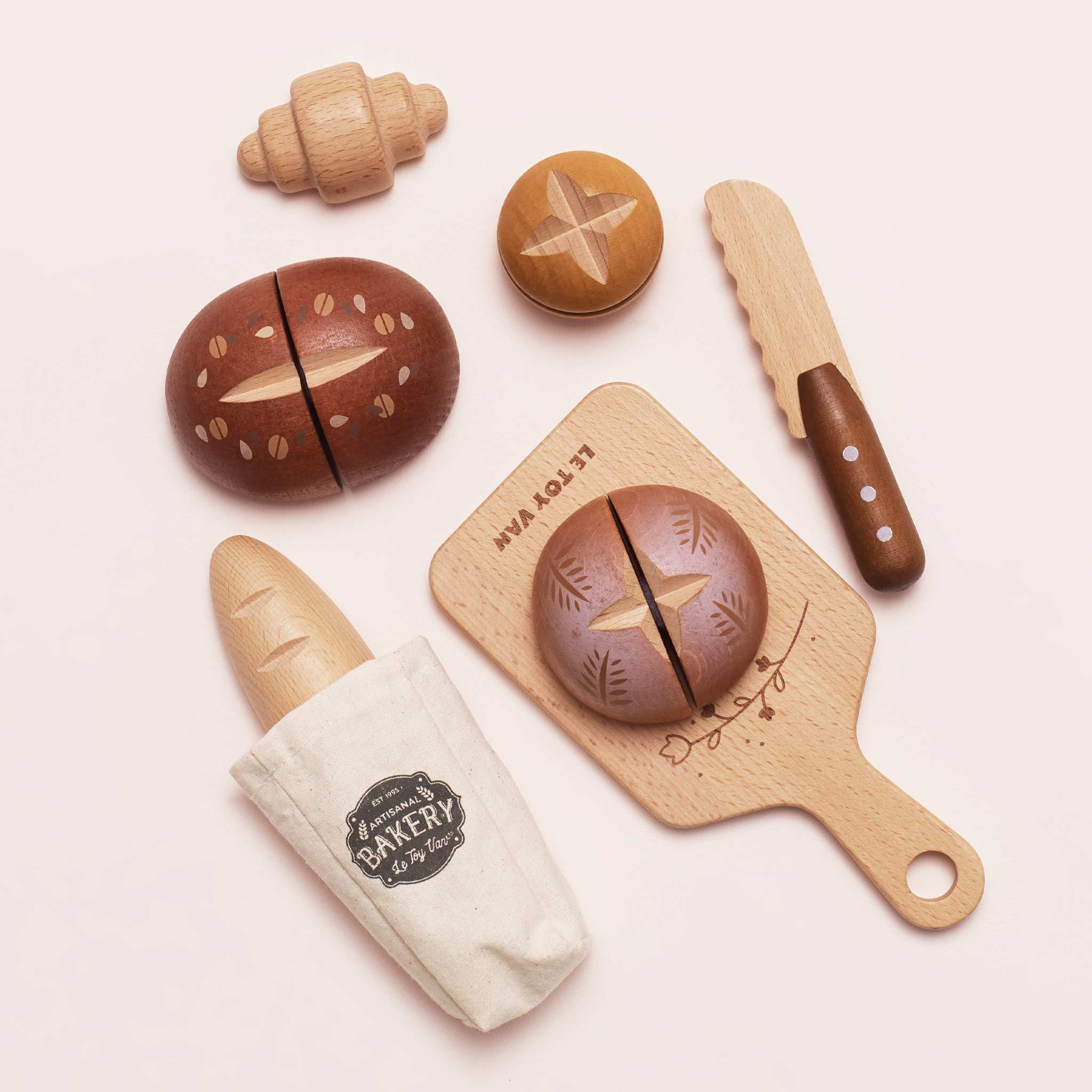 Le Toy Van Artisan Bread and Knife Playset