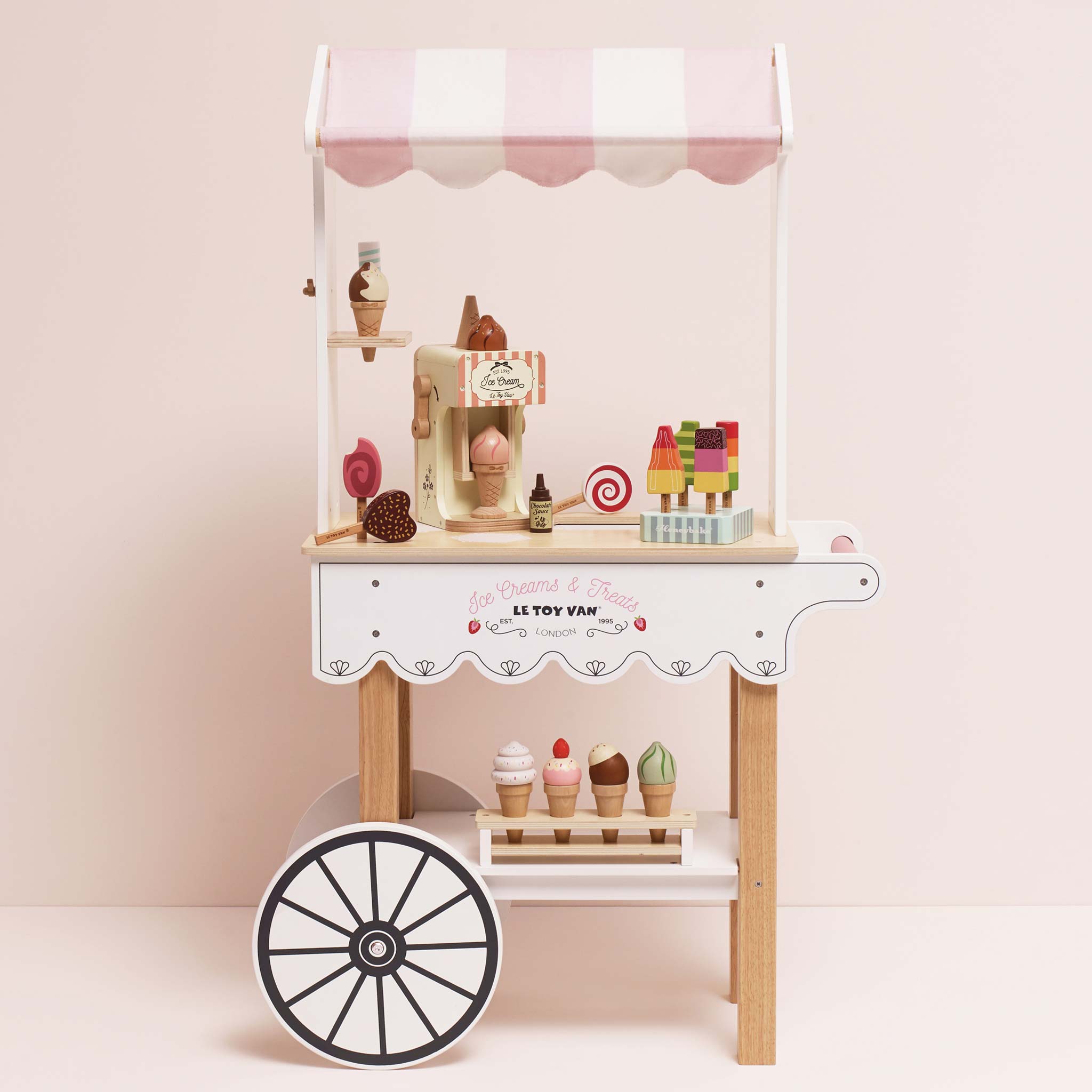 Le Toy Van Ice Cream Machine & Play Food Cones