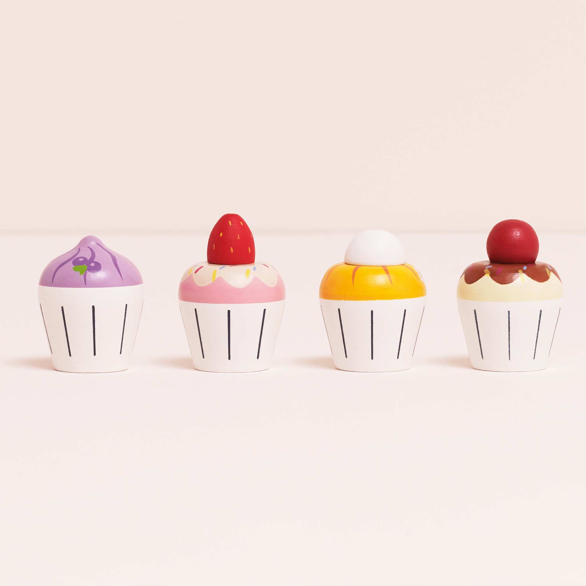 Le Toy Van Wooden Cupcake Play Food Set