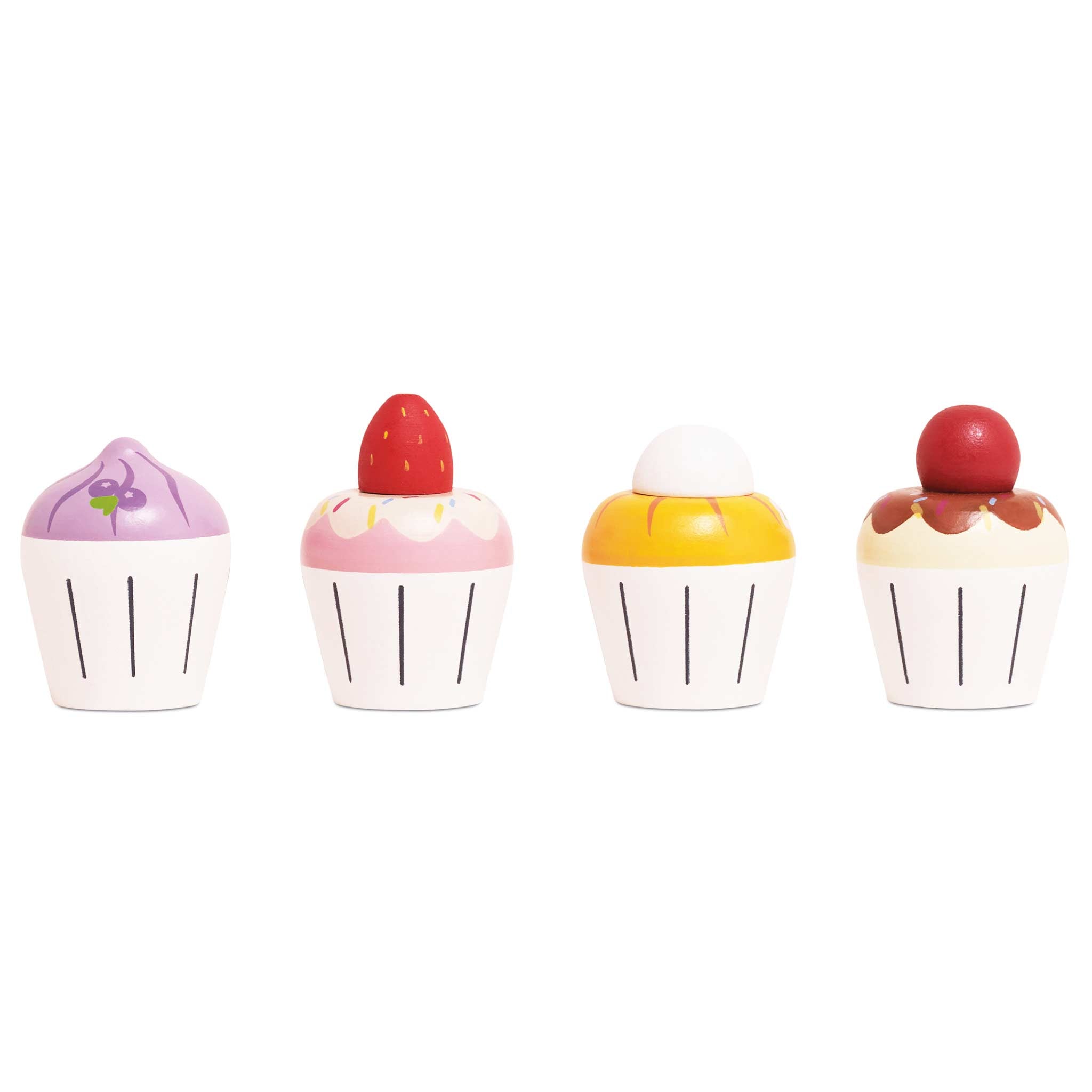 Le Toy Van Wooden Cupcake Play Food Set