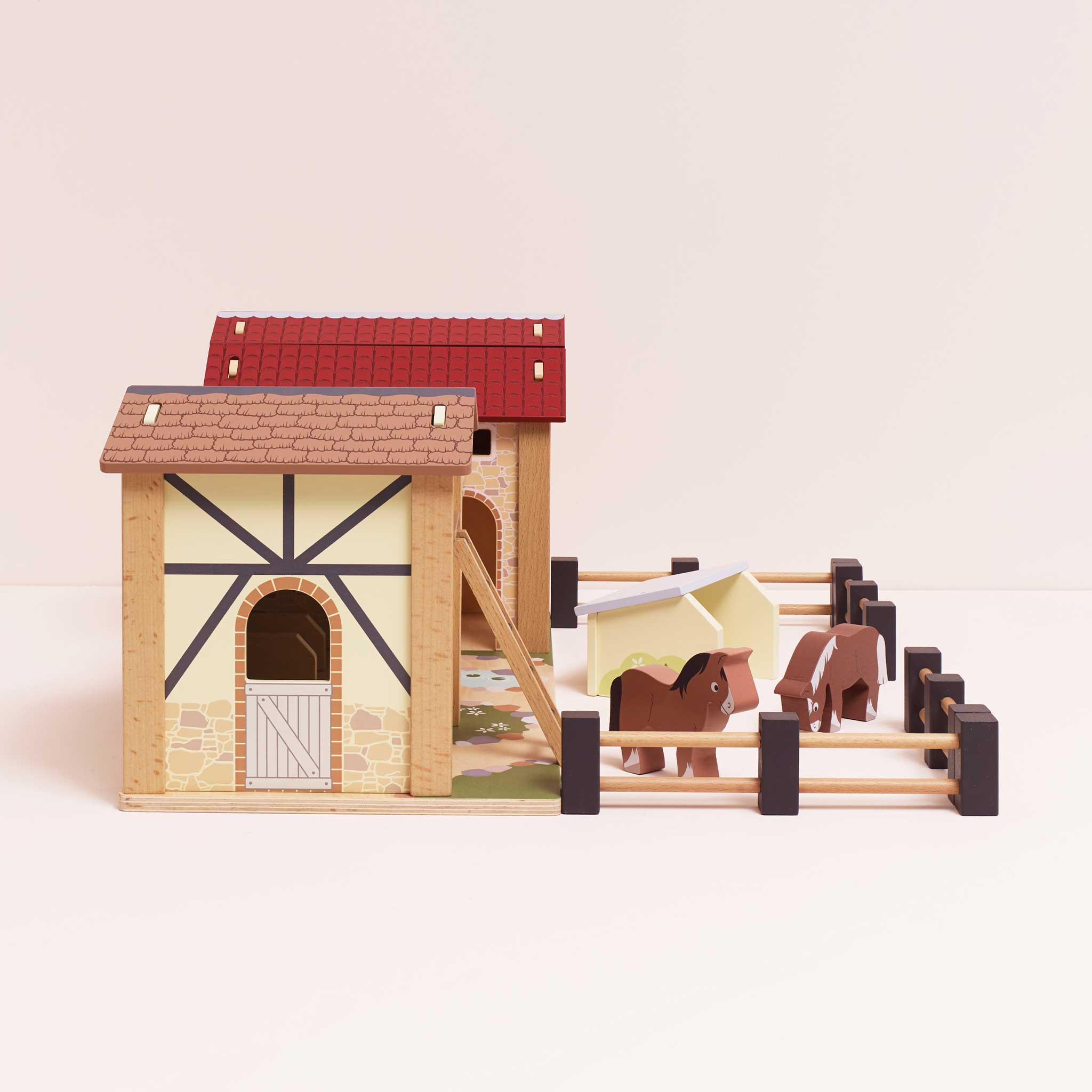 Le Toy Van Farmyard Stables