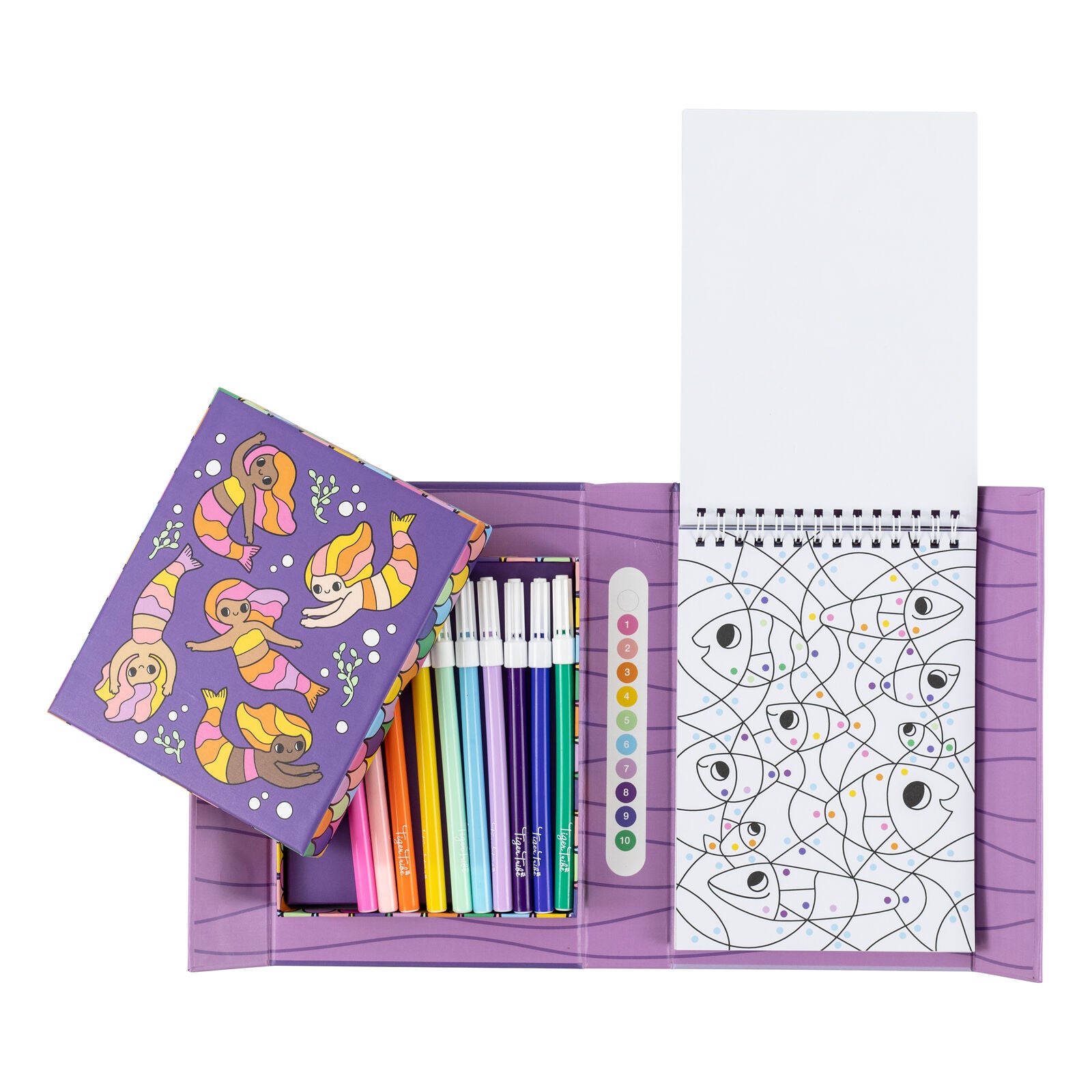 Tiger Tribe Colour by Numbers – Mermaids & Friends