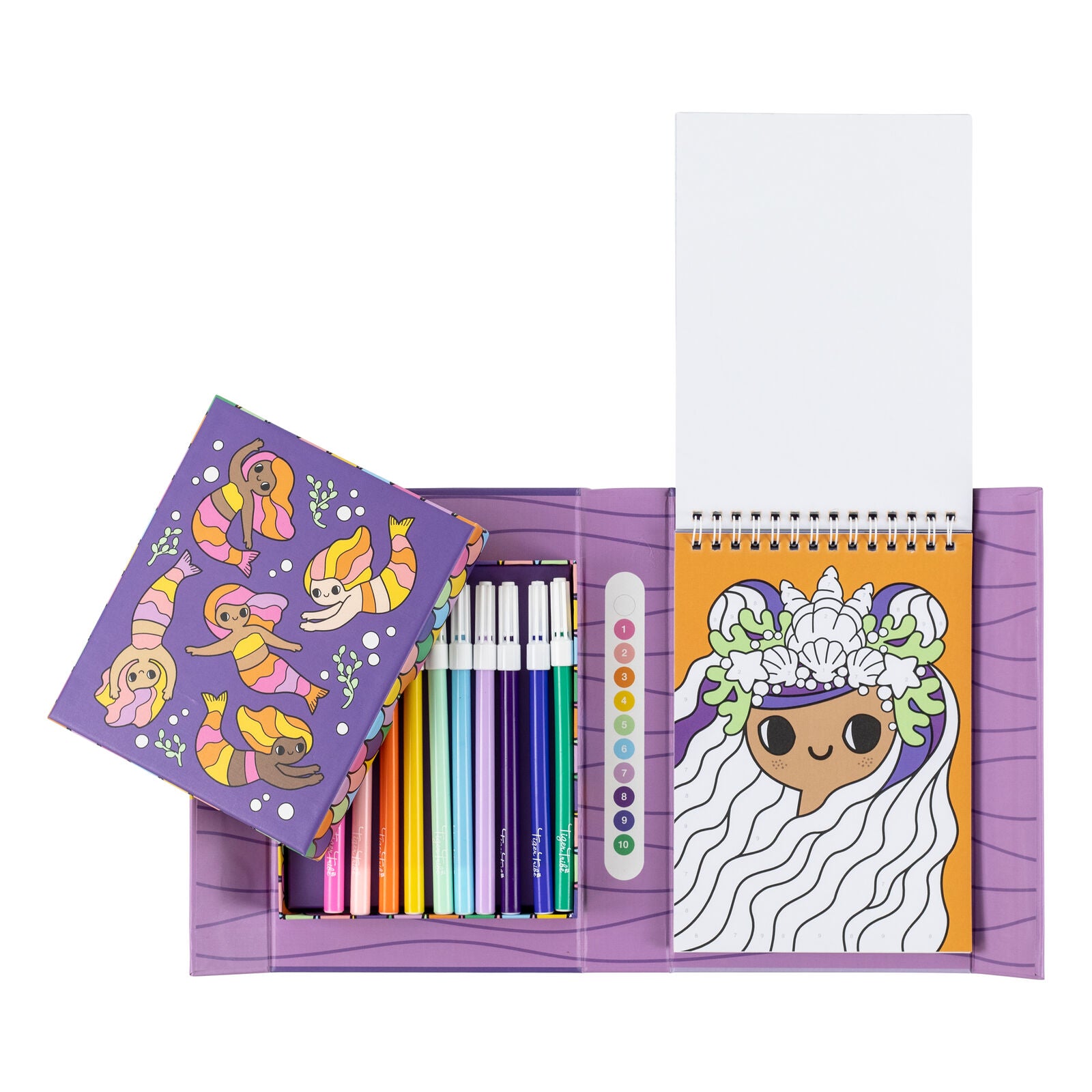 Tiger Tribe Colour by Numbers – Mermaids & Friends