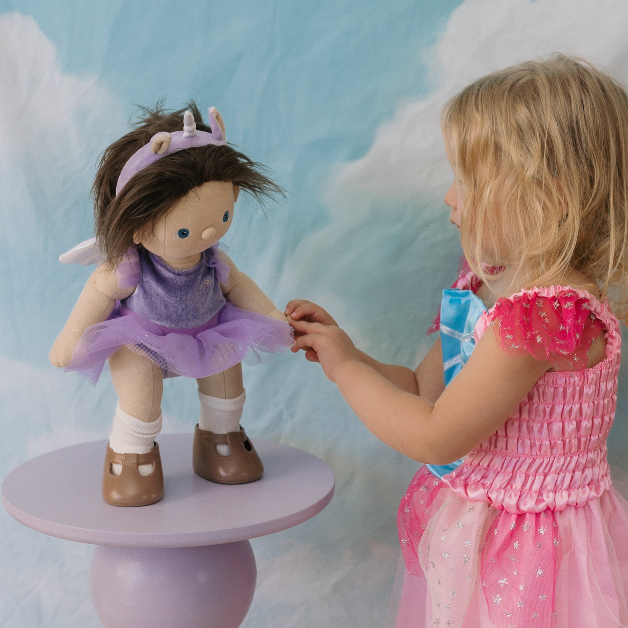 Olli Ella Dinkum Unicorn Outfit – Lilac