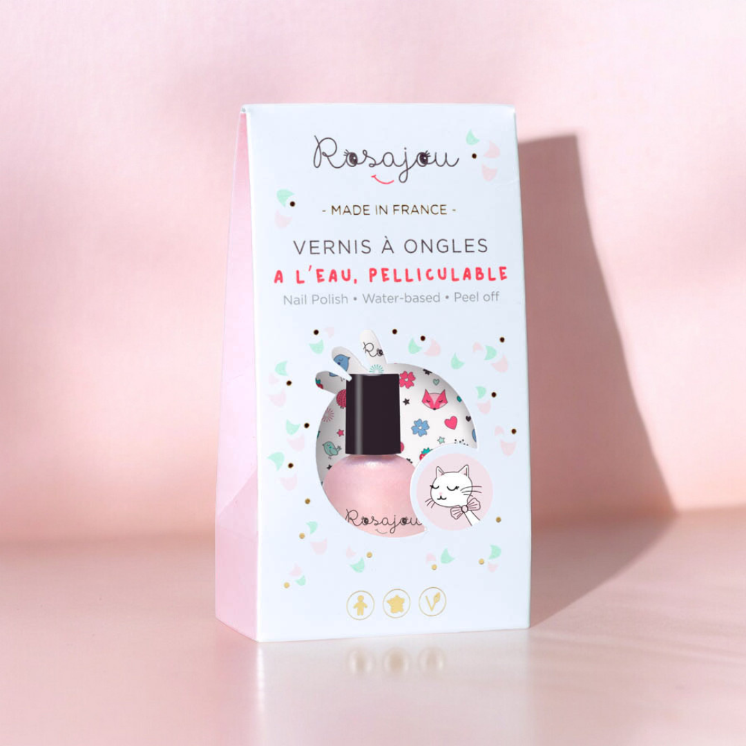 Rosajou Lip Gloss & Peel Off Nail Polish Duo – Ballerina