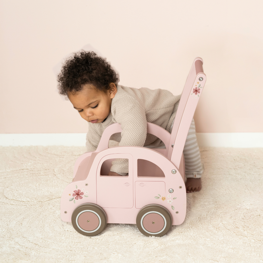 Little Dutch Vintage Walker Wagon – Pink