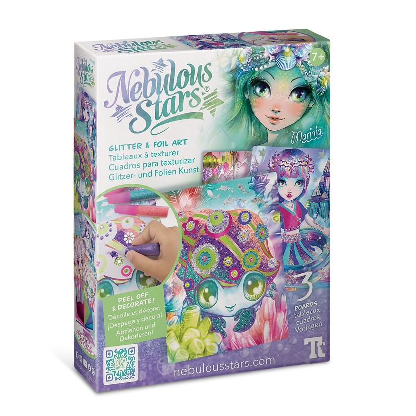 Nebulous Stars Glitter & Foil Art – Marinia
