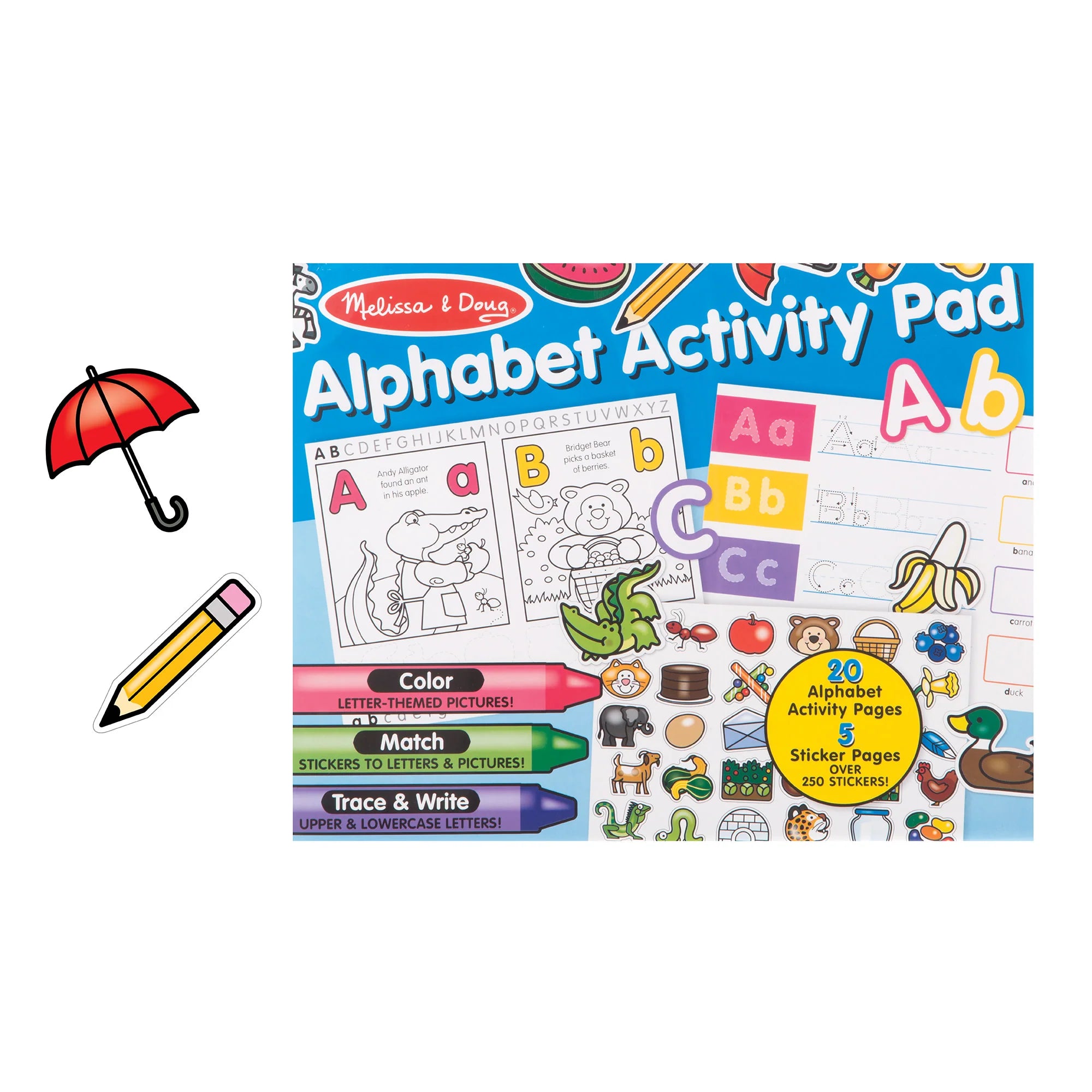 Melissa & Doug Alphabet Activity Sticker Pad