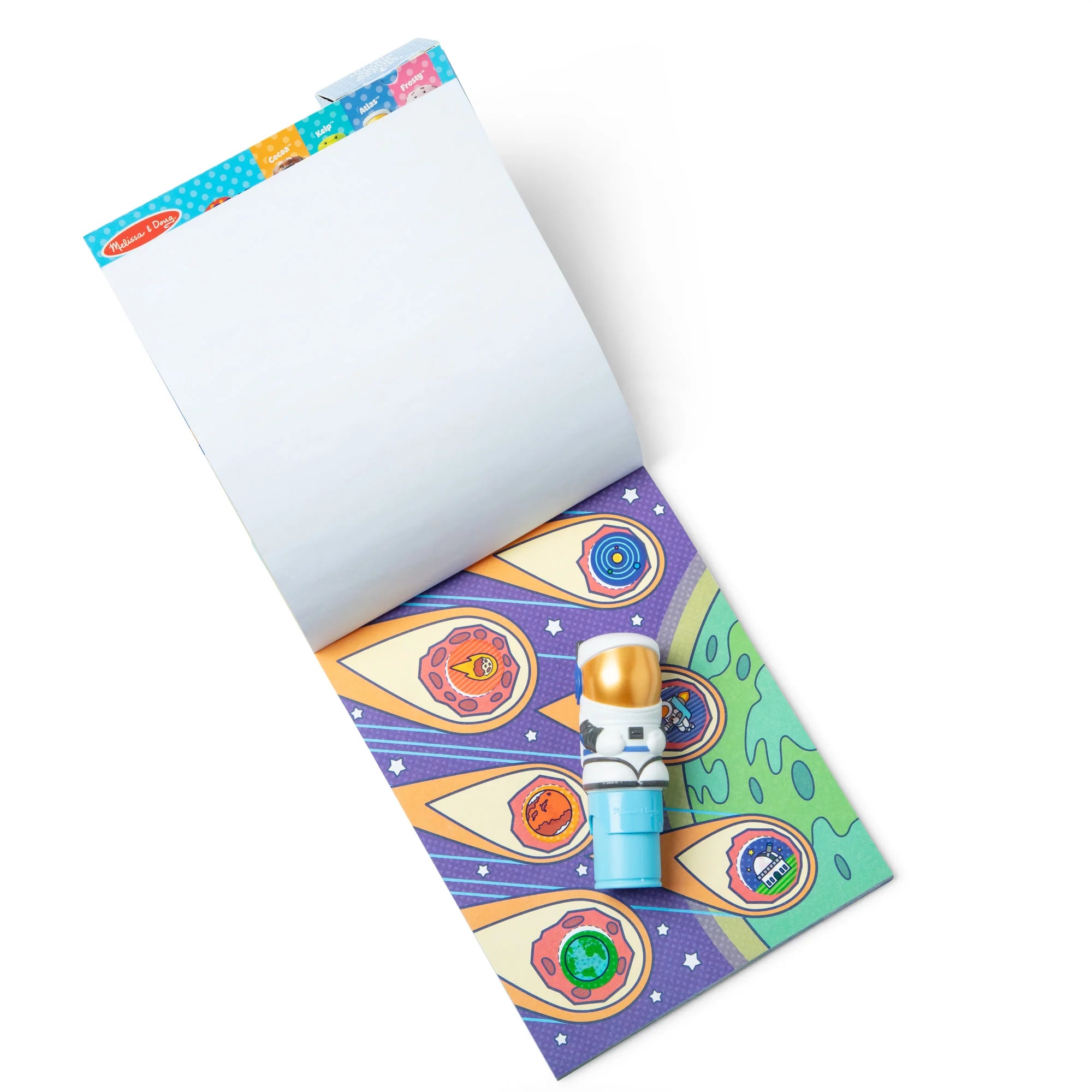 Melissa & Doug Sticker WOW!™ Activity Pad & Sticker Stamper – Astronaut