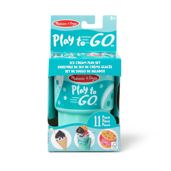 Melissa & Doug Play to Go – Ice Cream Playset