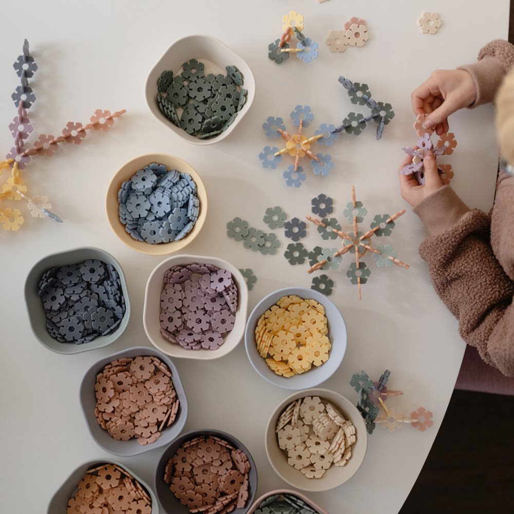 Mushie HEX Connect Building Toy Set